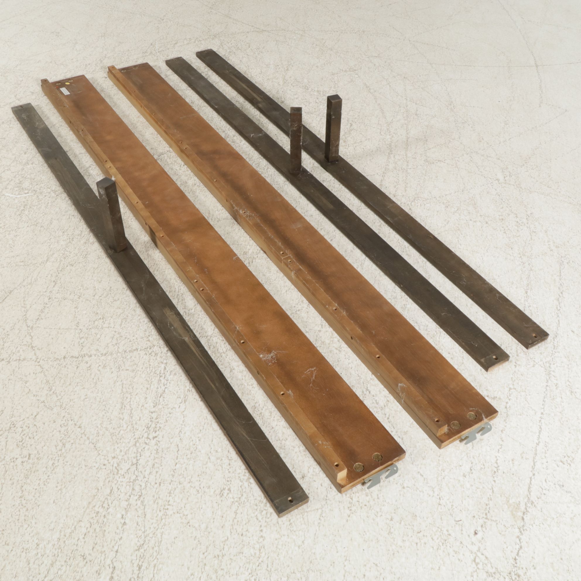 Ashley Furniture Cherry Finish Ornate King Size Bed, 21st Century