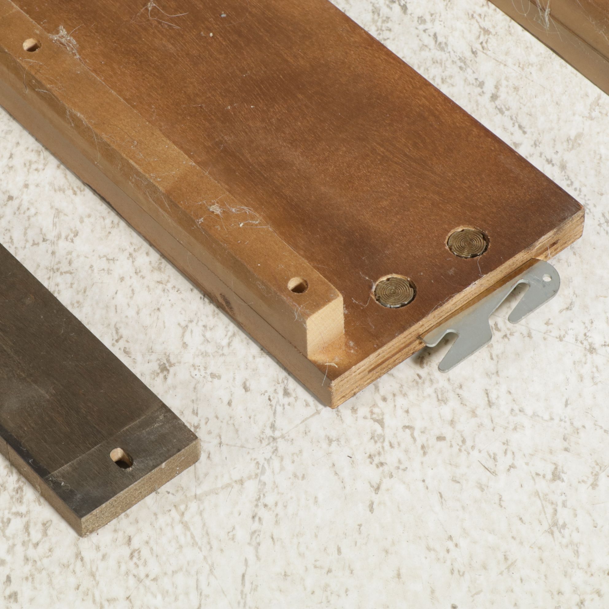 Ashley Furniture Cherry Finish Ornate King Size Bed, 21st Century