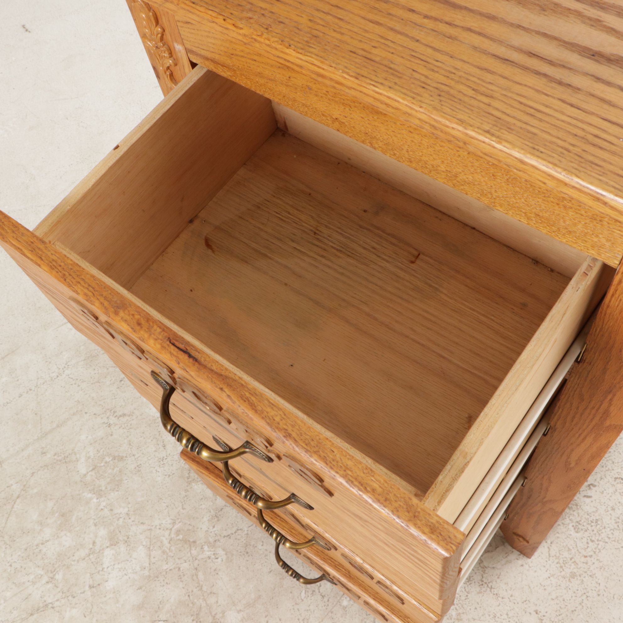 Oak Food Storage Chest of Drawers