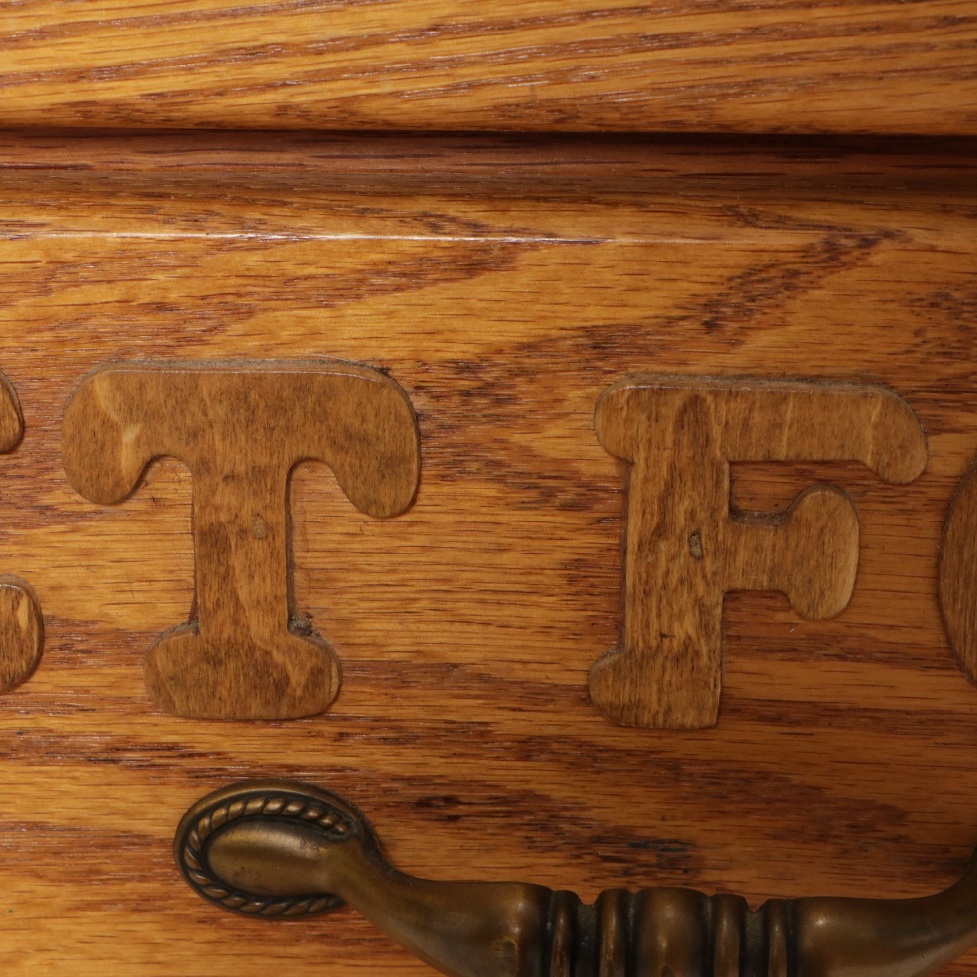 Oak Food Storage Chest of Drawers
