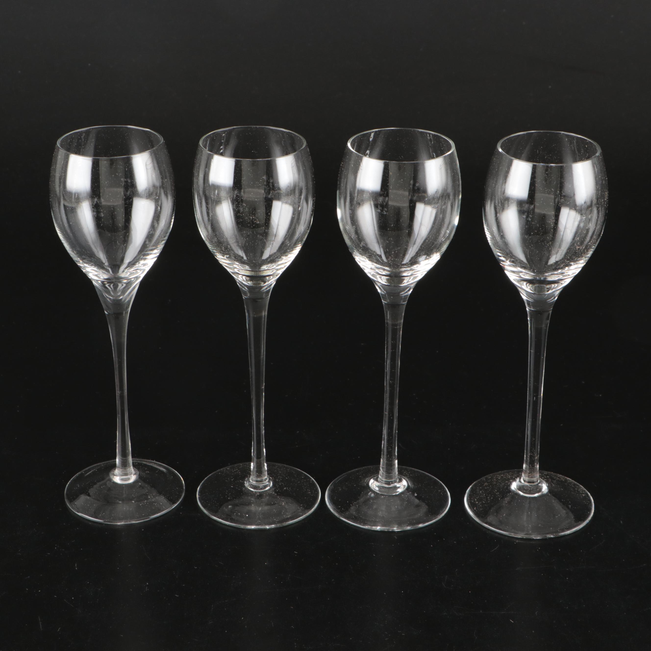 Vintage Fostoria with Other Glass Coupes and Glassware