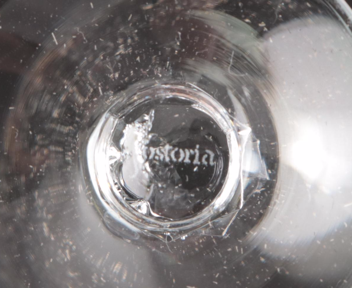 Vintage Fostoria with Other Glass Coupes and Glassware