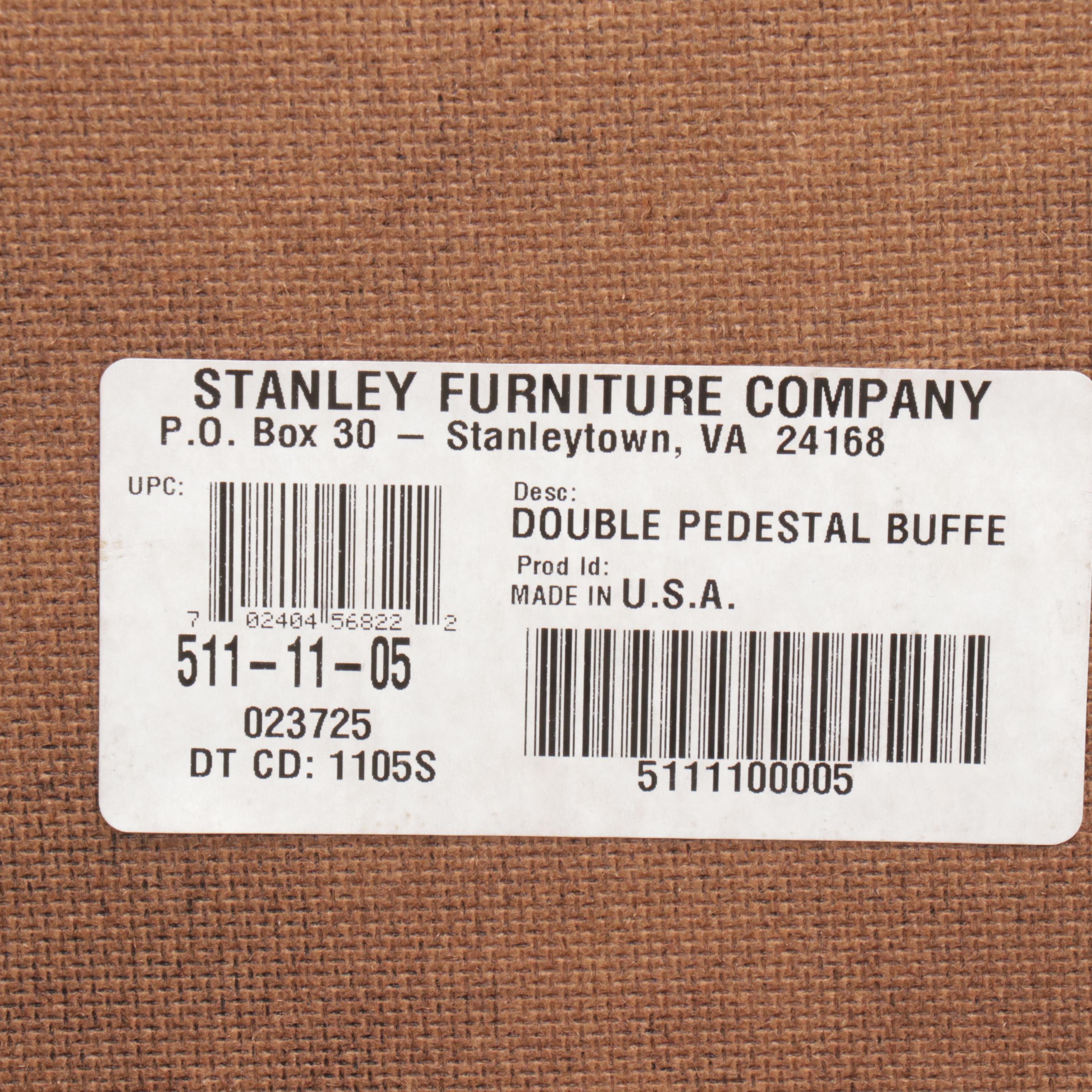 Stanley Furniture Double Pedestal Mahogany Buffet