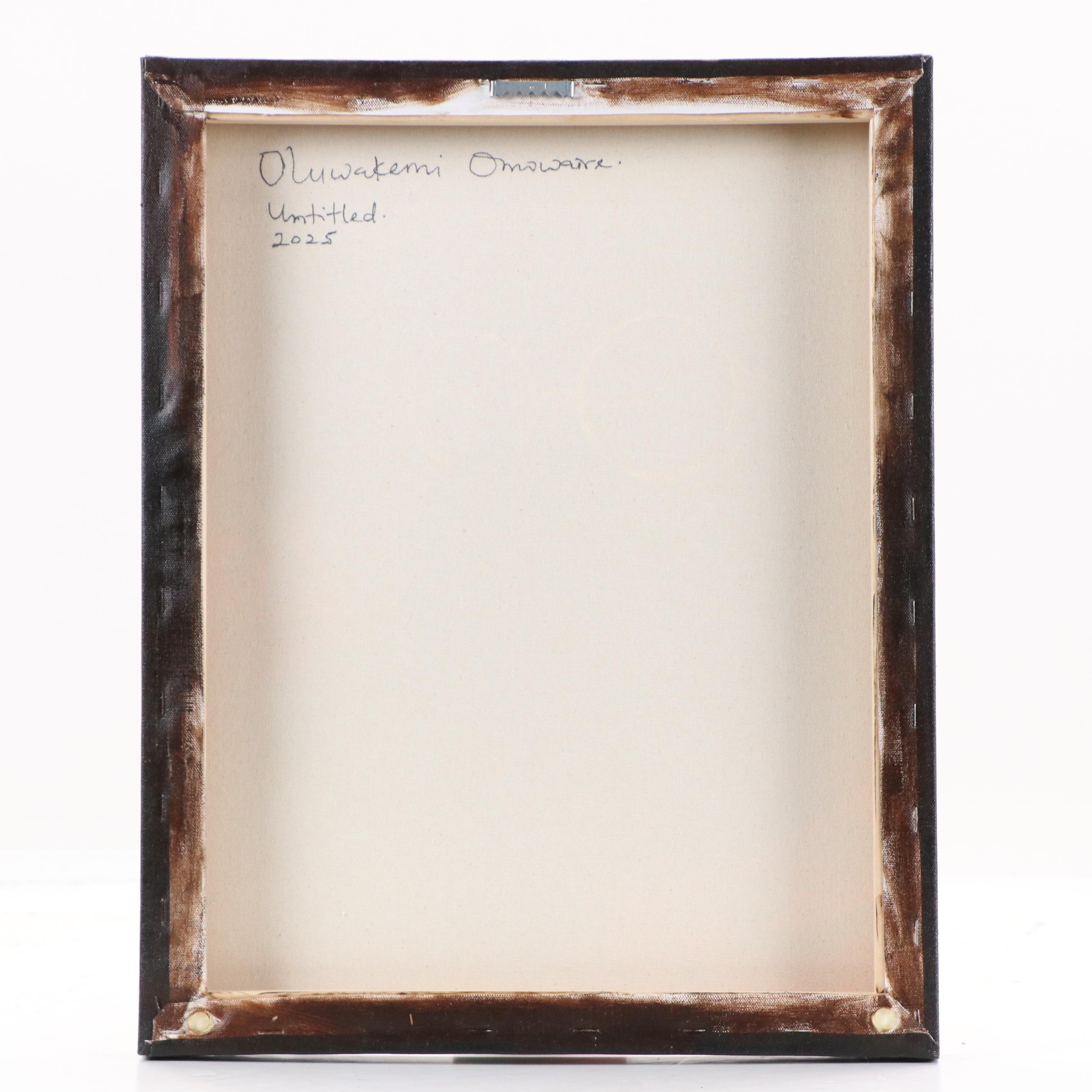 Oluwakemi Omowaire Oil Portrait Painting of Woman in Glasses, 2025