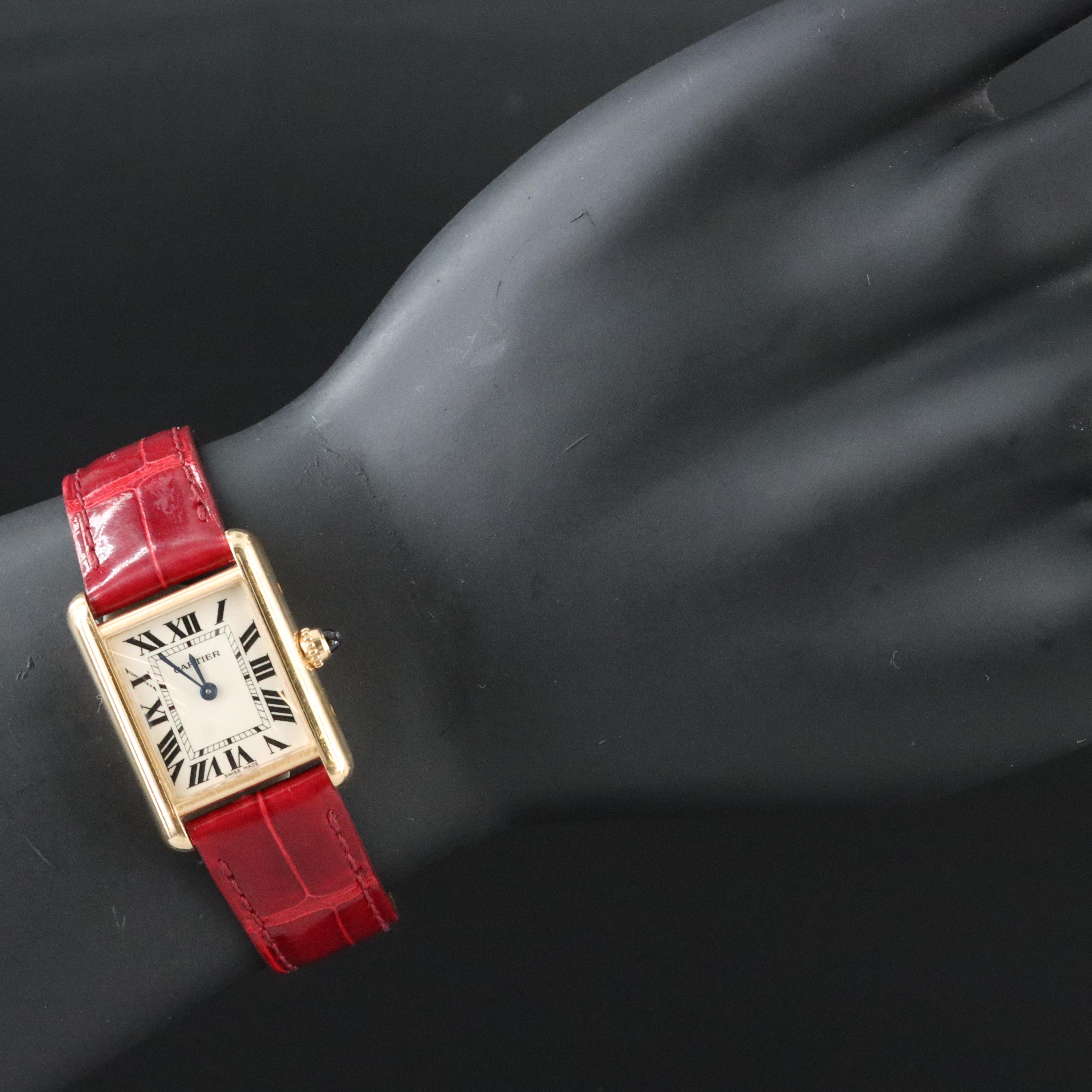 Cartier Tank Louis Cartier 18K Gold Watch
