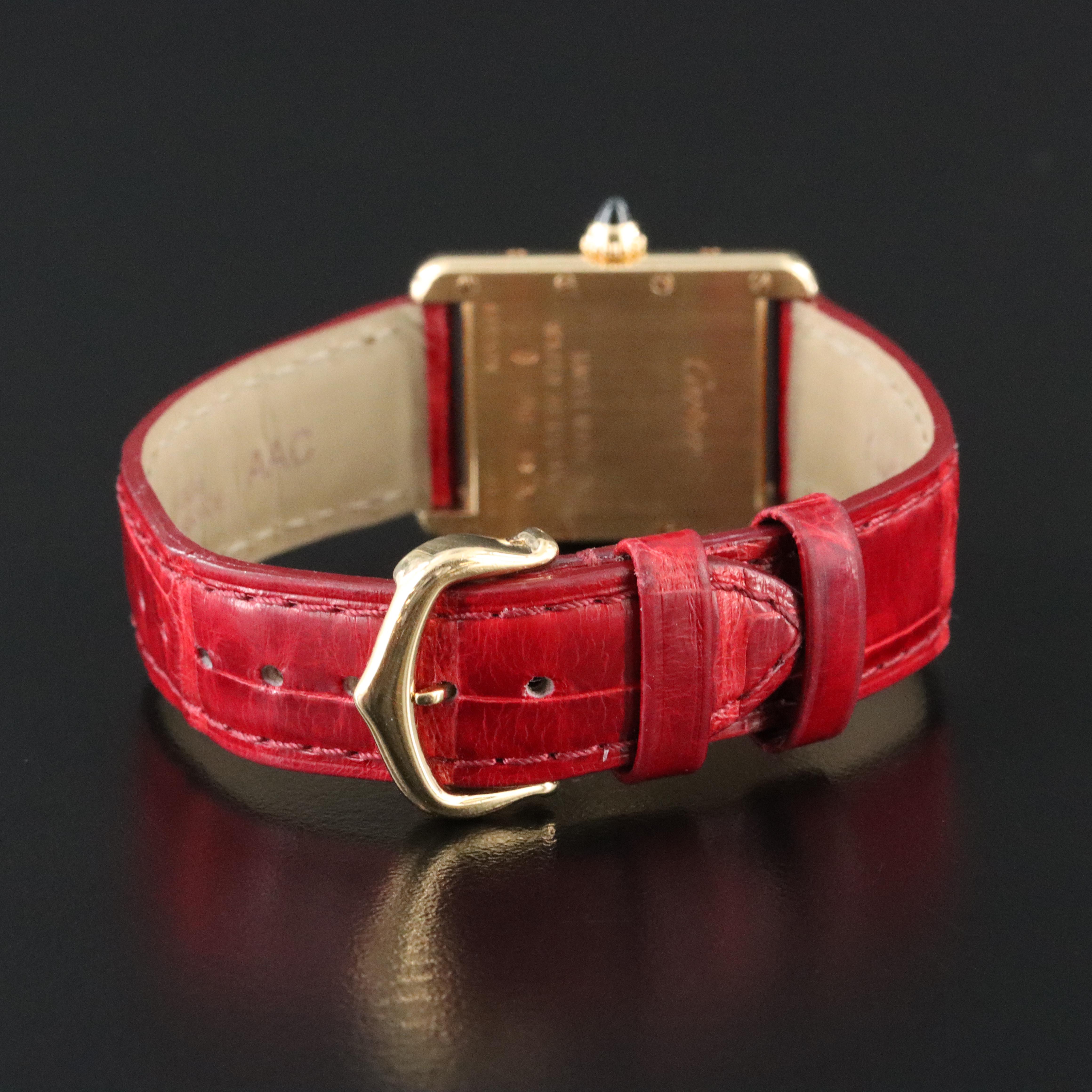 Cartier Tank Louis Cartier 18K Gold Watch