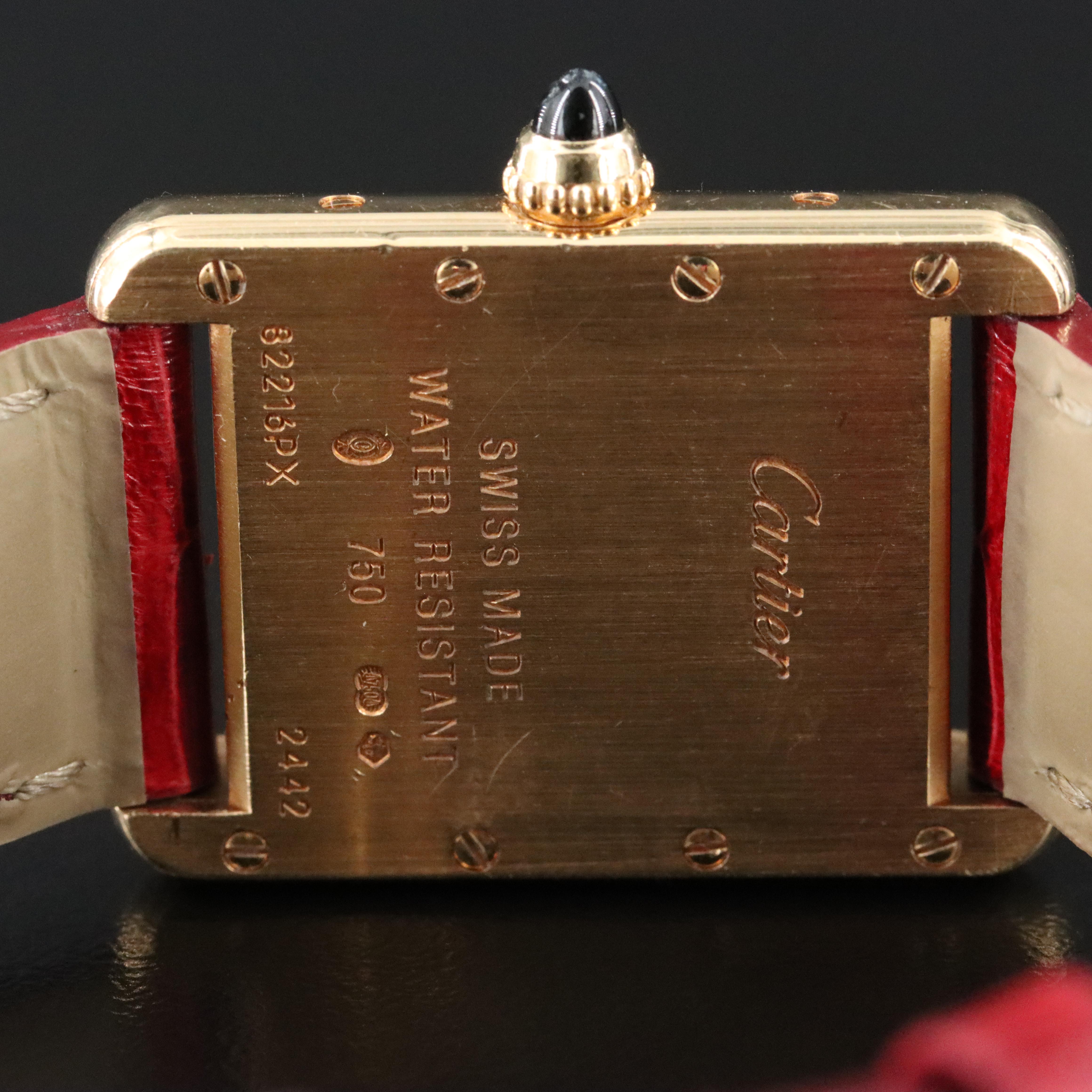 Cartier Tank Louis Cartier 18K Gold Watch