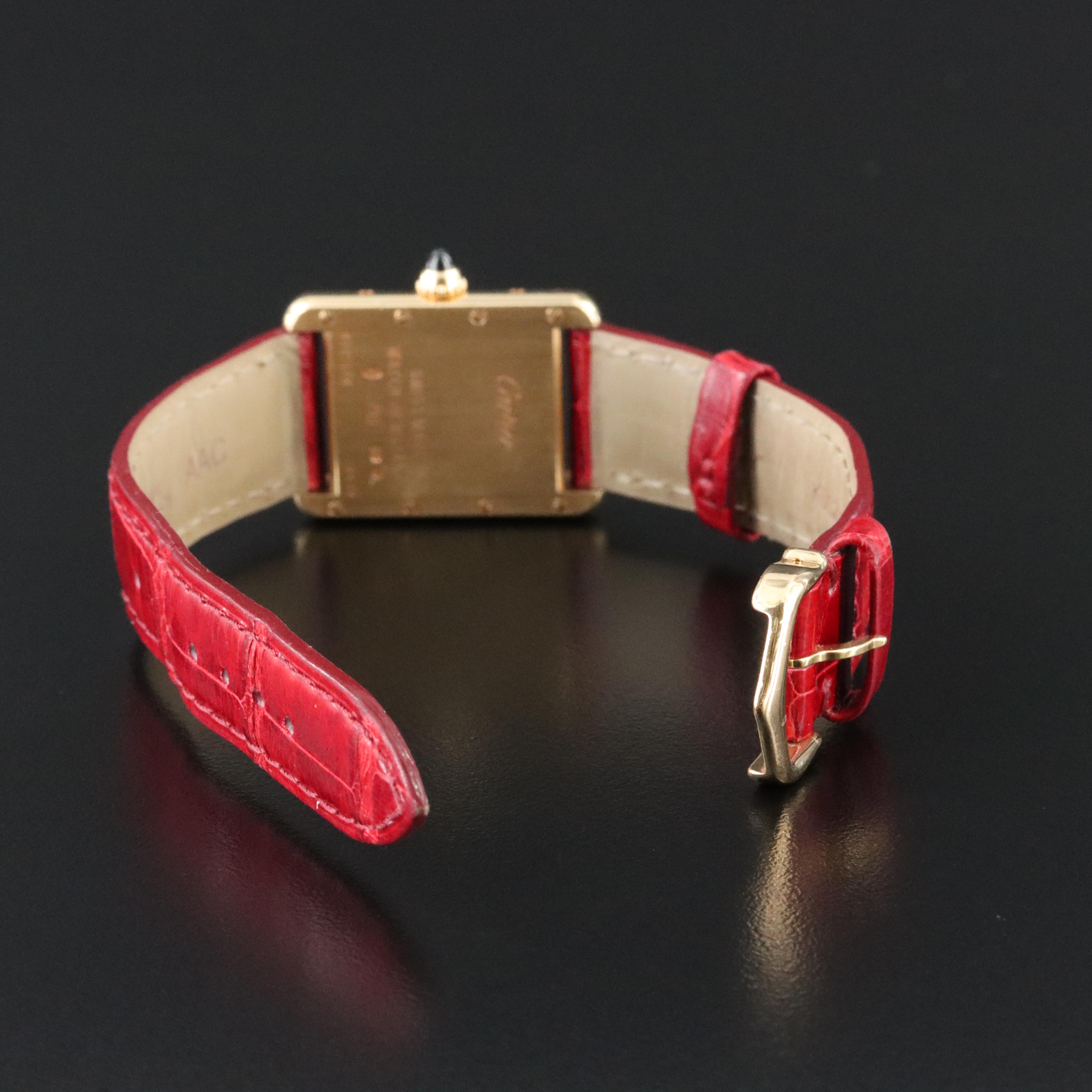 Cartier Tank Louis Cartier 18K Gold Watch