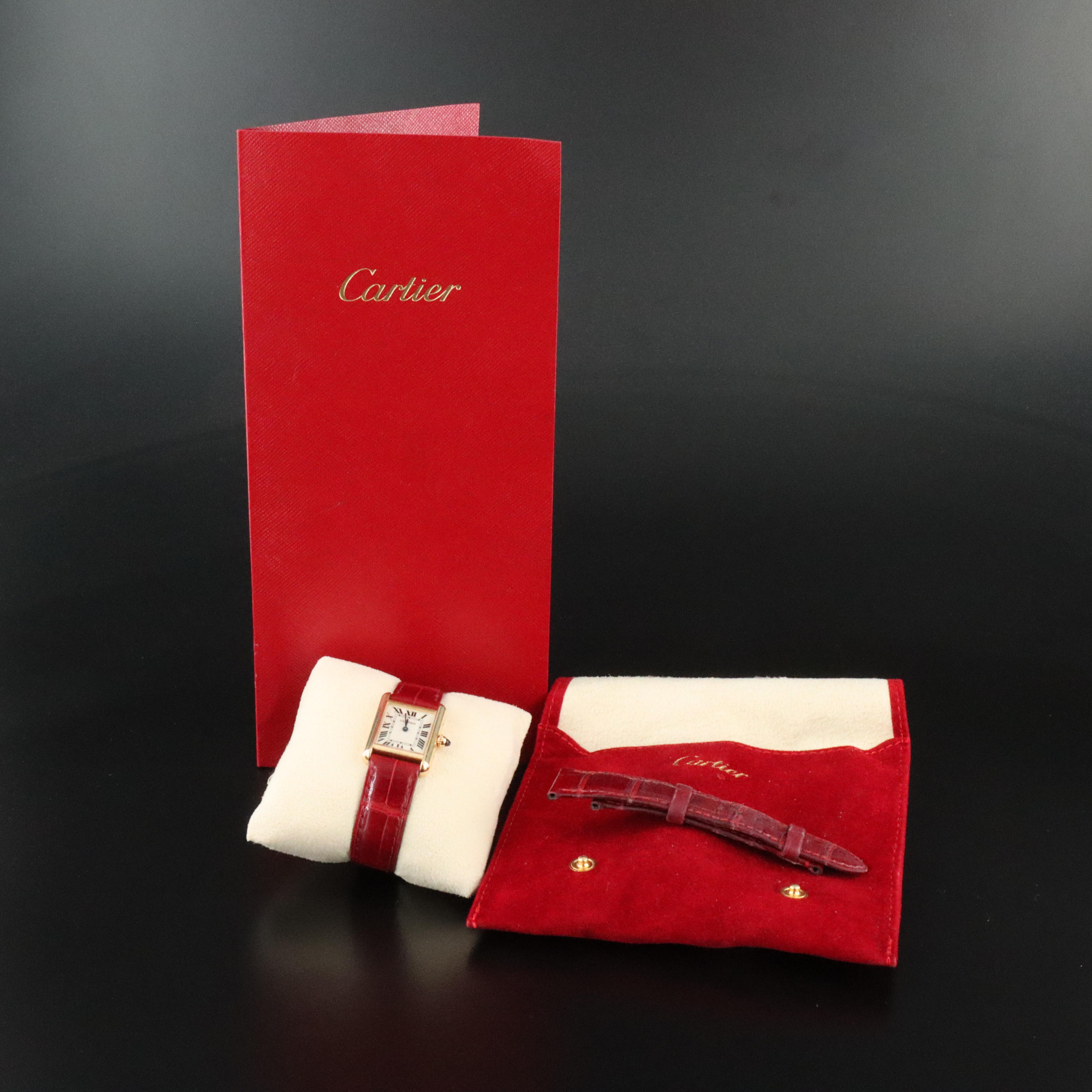 Cartier Tank Louis Cartier 18K Gold Watch