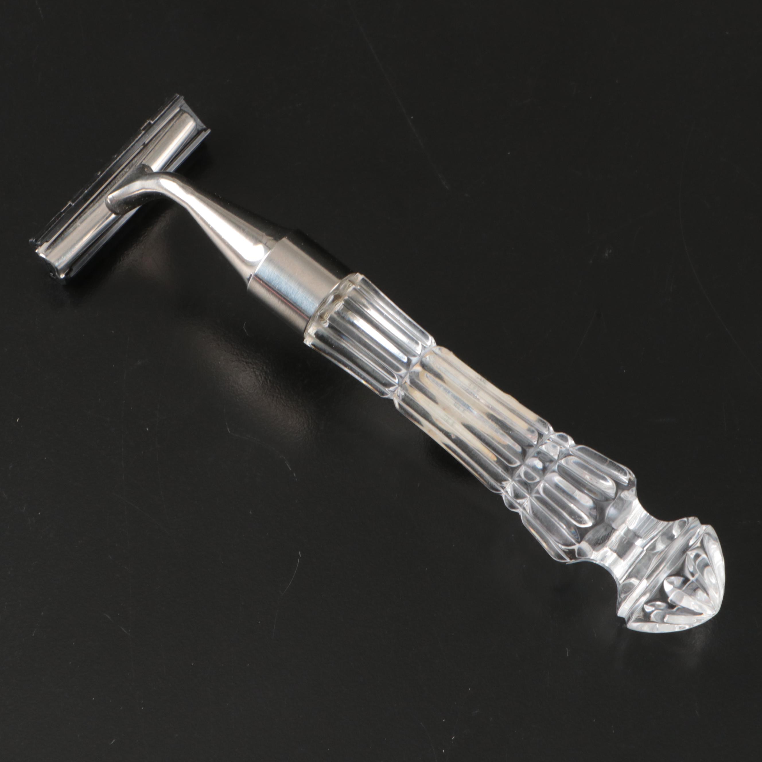 Waterford Crystal and Stainless Steel Razor