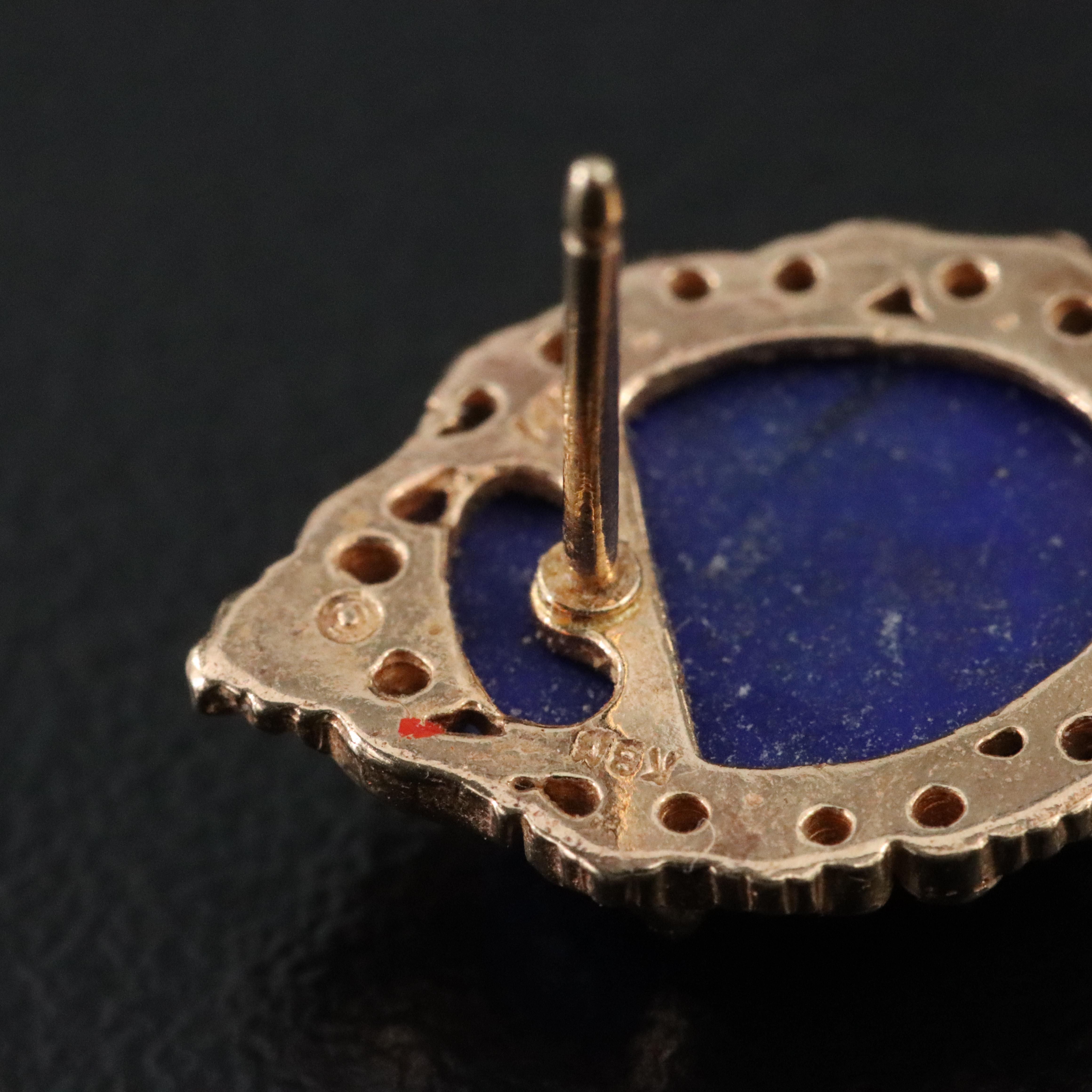 Kabana 14K Lapis Lazuli Earrings