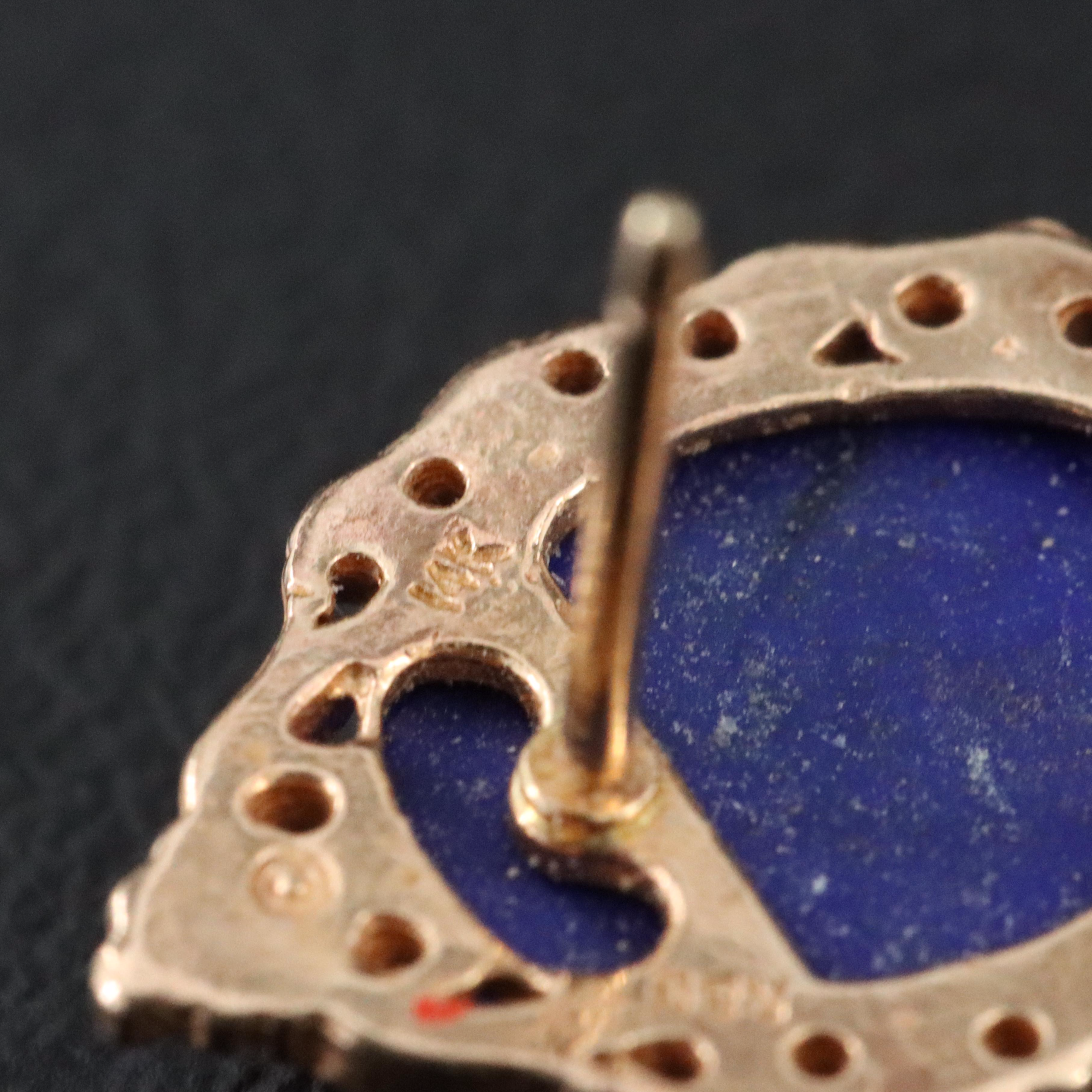 Kabana 14K Lapis Lazuli Earrings