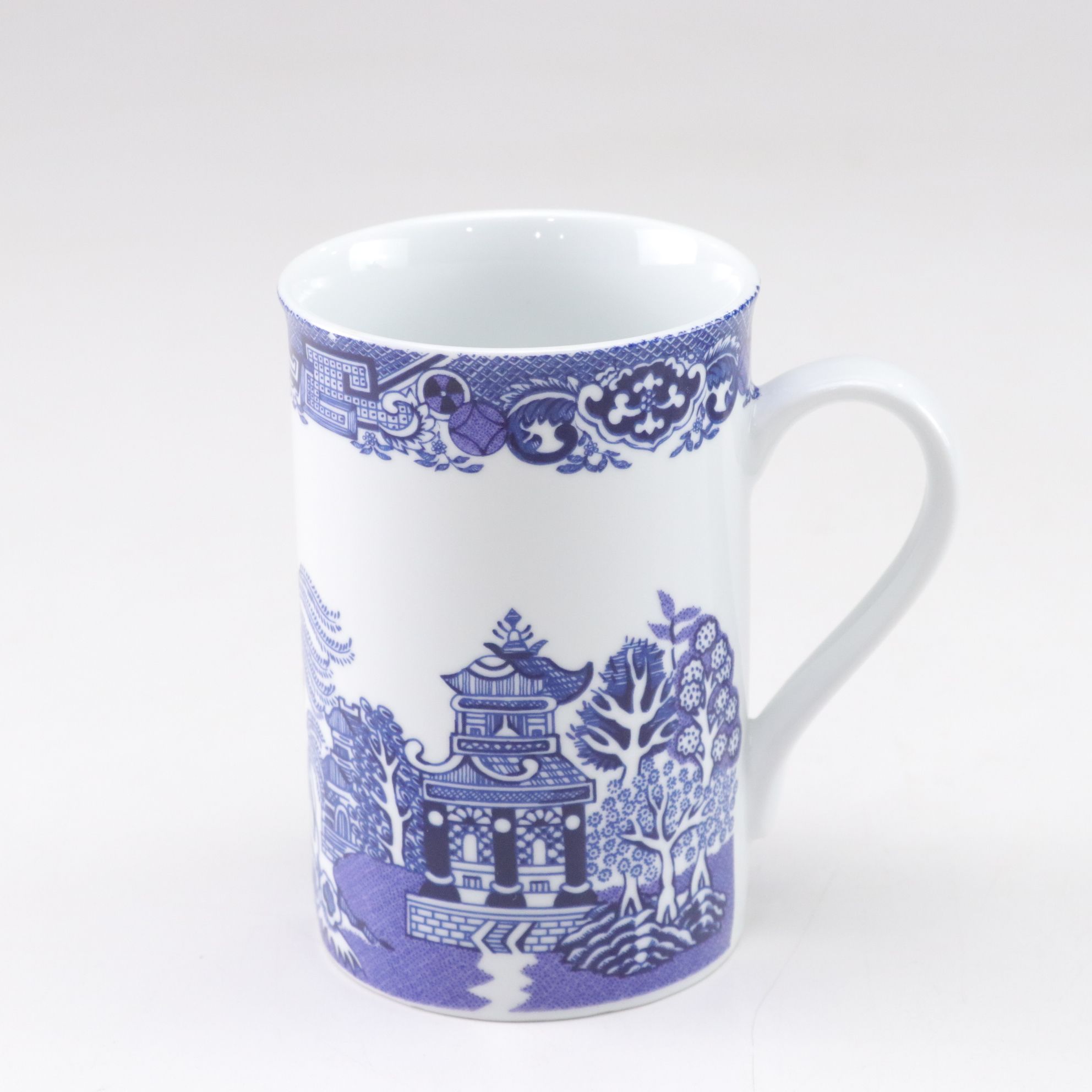 Royal Cuthbertson "Blue Willow" Coffee Set and Serveware