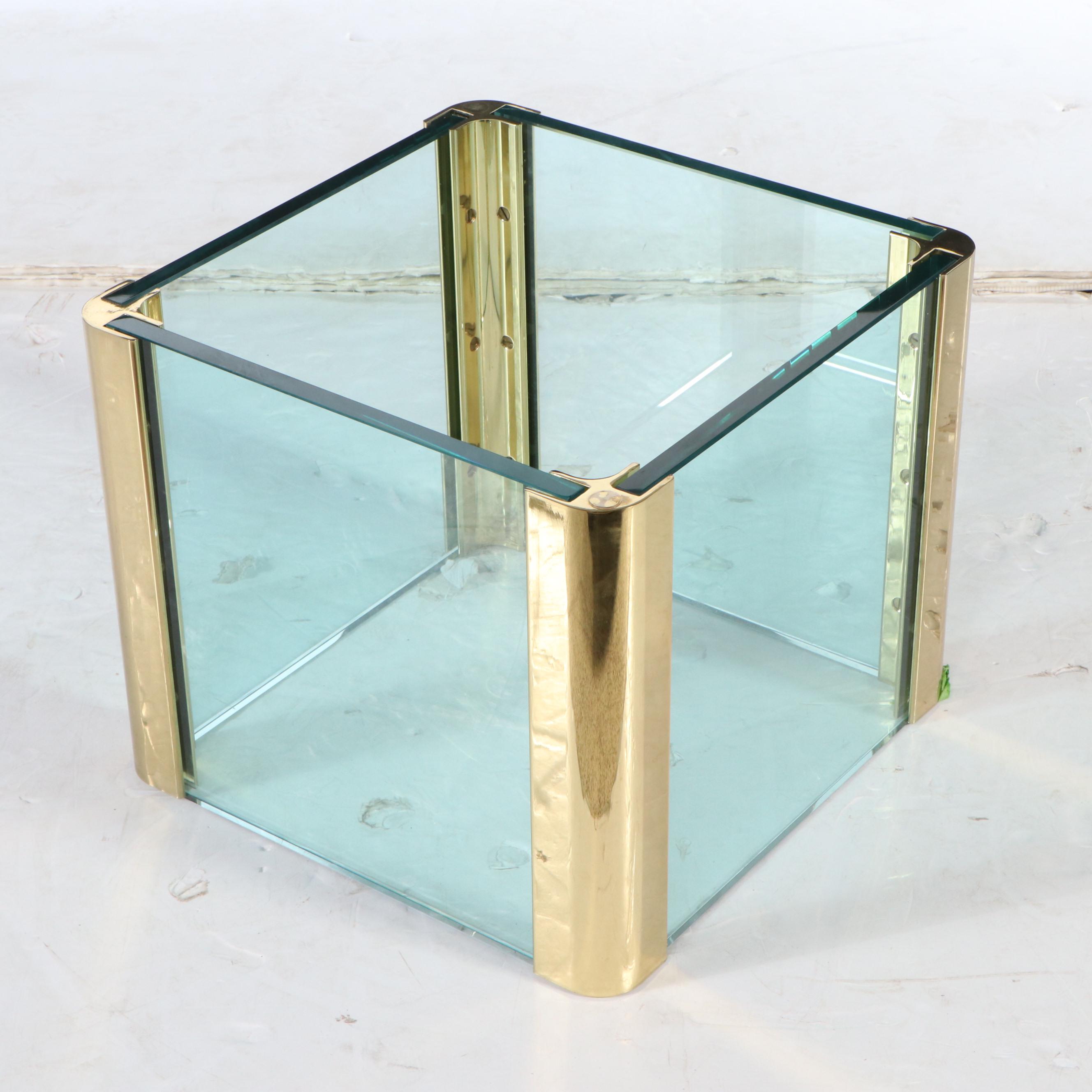 Mid Century Modern Glass Coffee Table