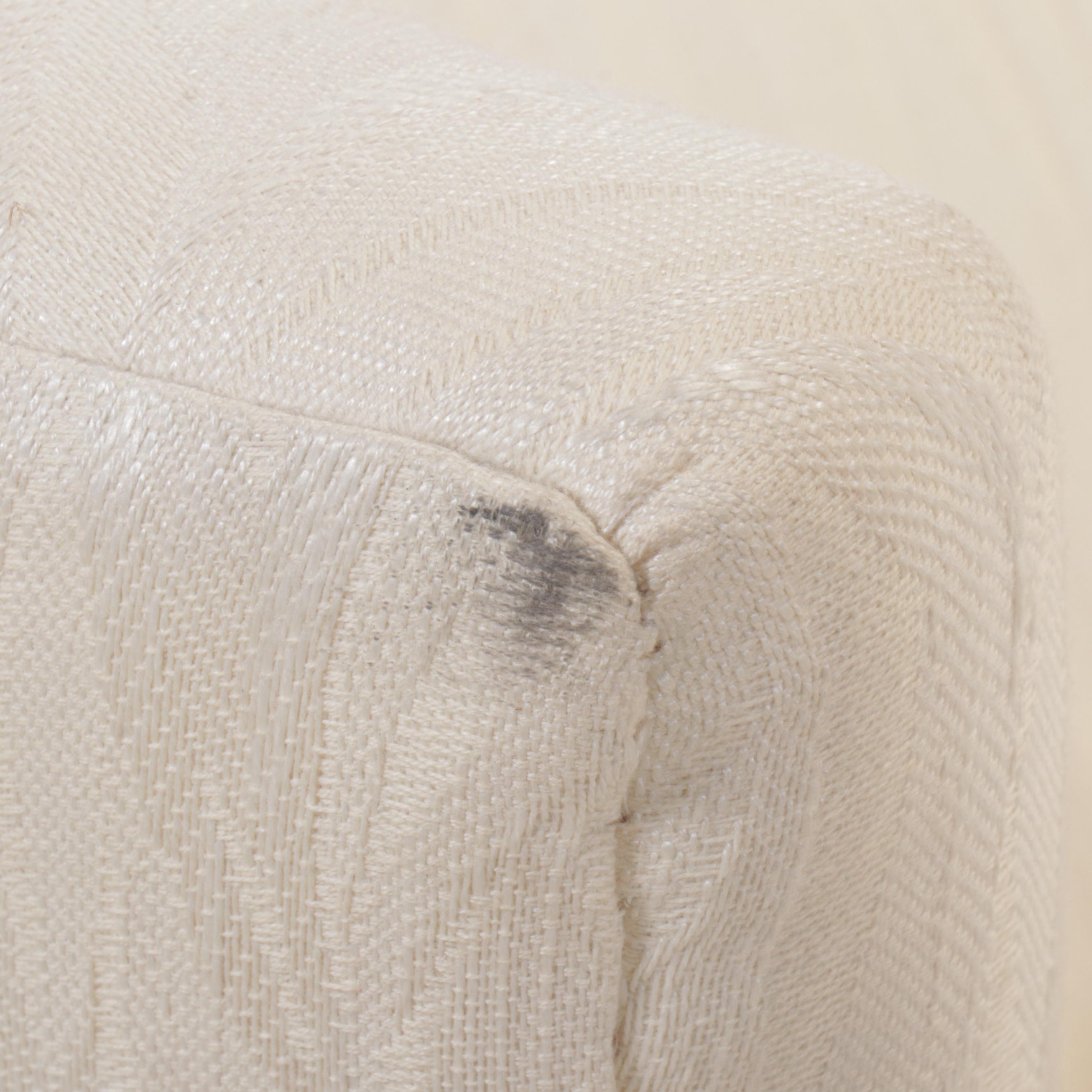 Pair of Mid Century Modern Upholstered Swivel Chairs