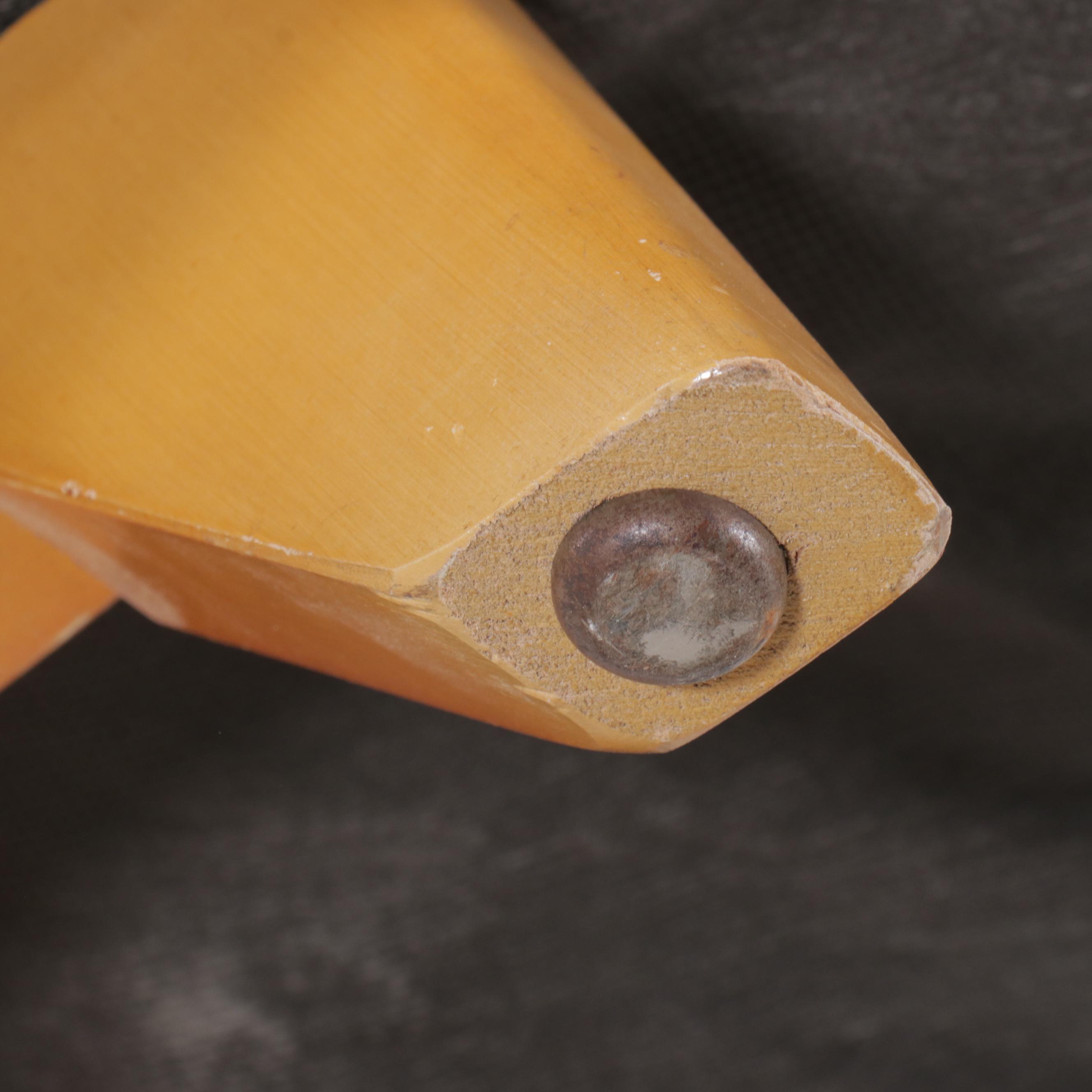 Pair of Mid Century Modern Upholstered Swivel Chairs