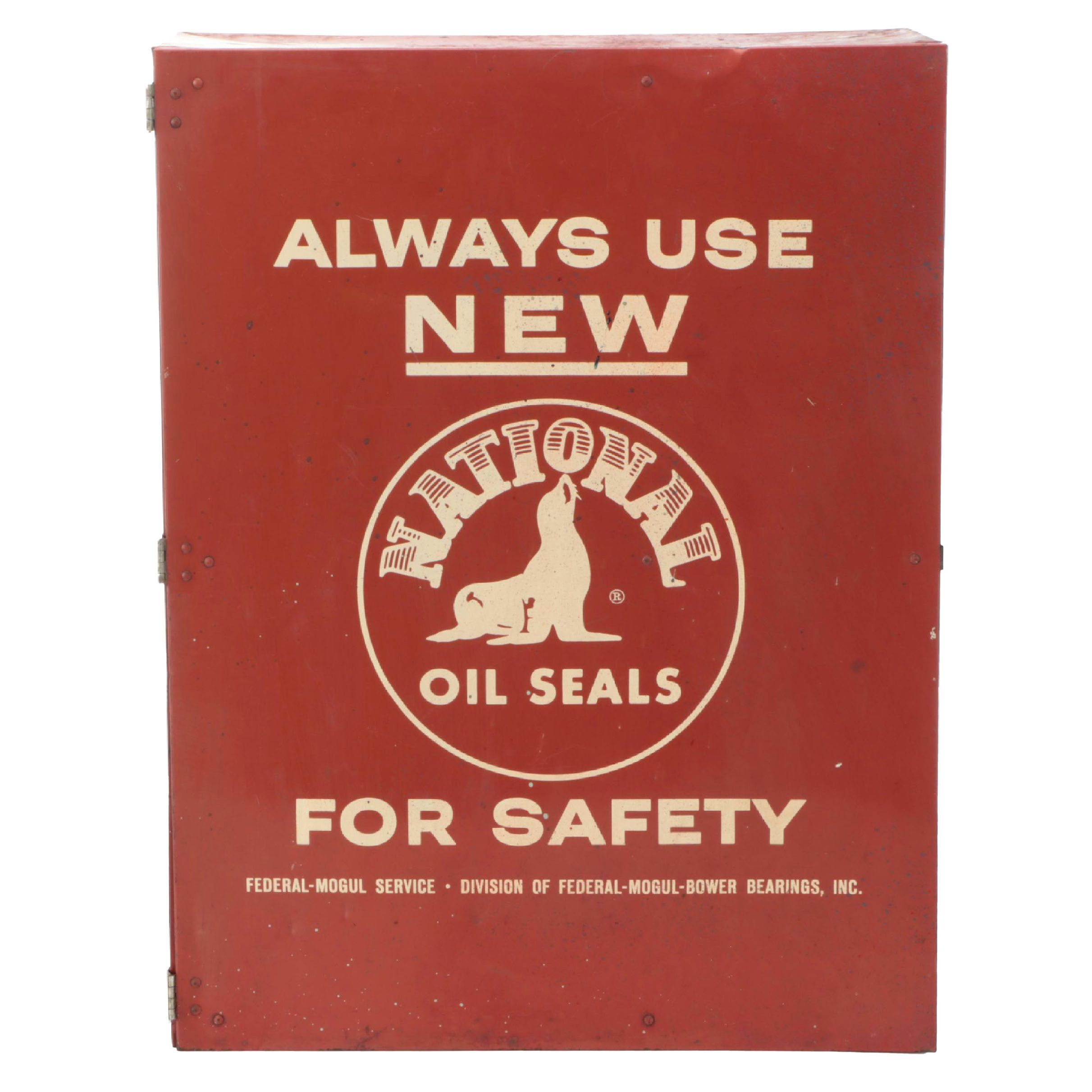 Federal-Mogul Service Division National Oil Seals Metal Cabinet