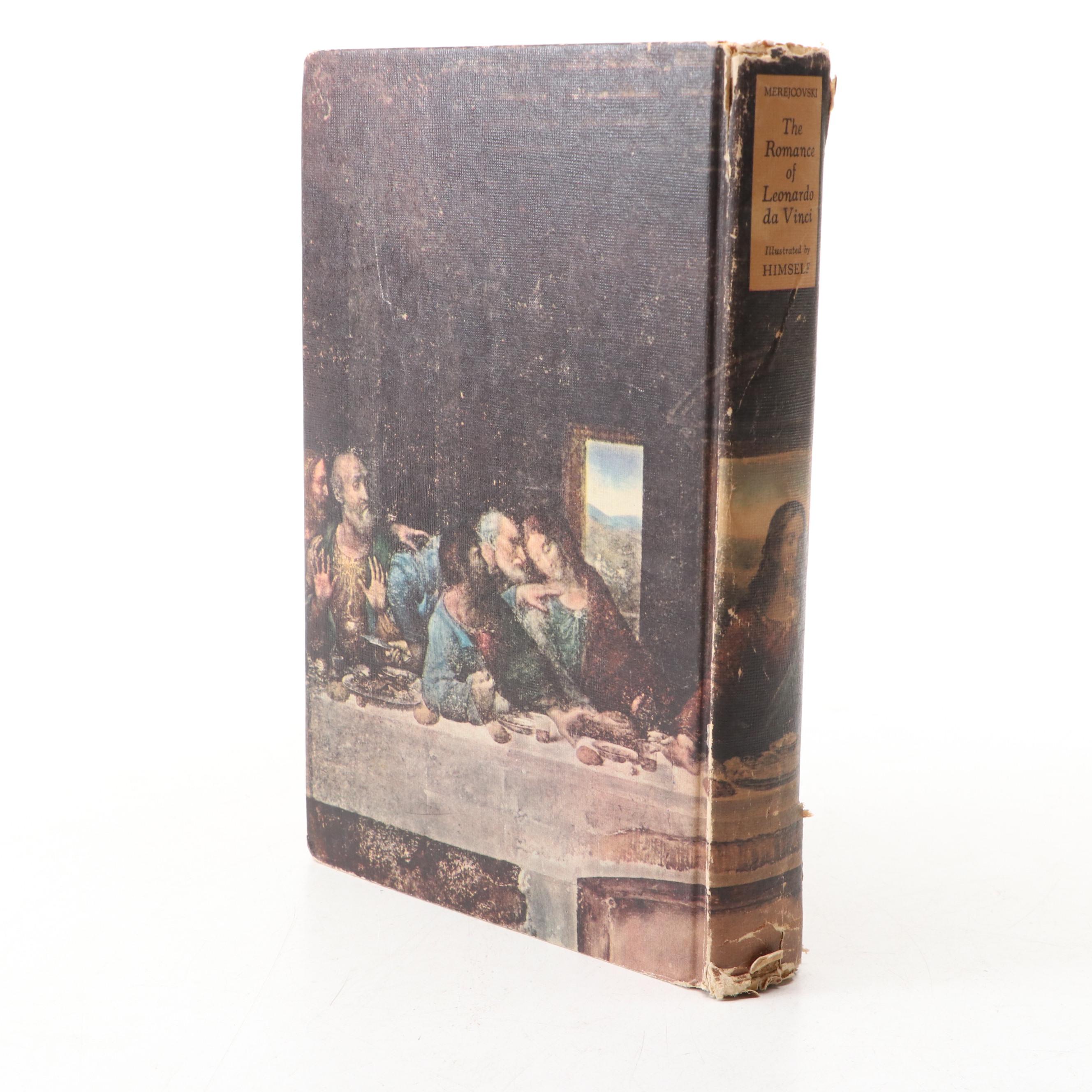 Illustrated "The Romance of Leonardo da Vinci" by Dmitri Merejcovski, 1954