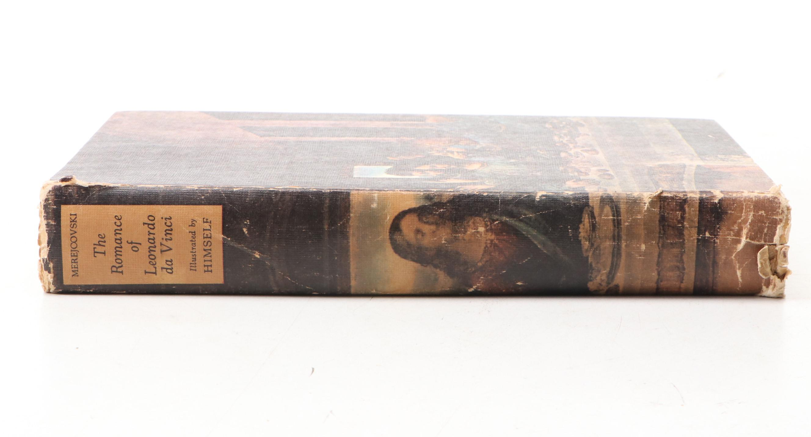 Illustrated "The Romance of Leonardo da Vinci" by Dmitri Merejcovski, 1954