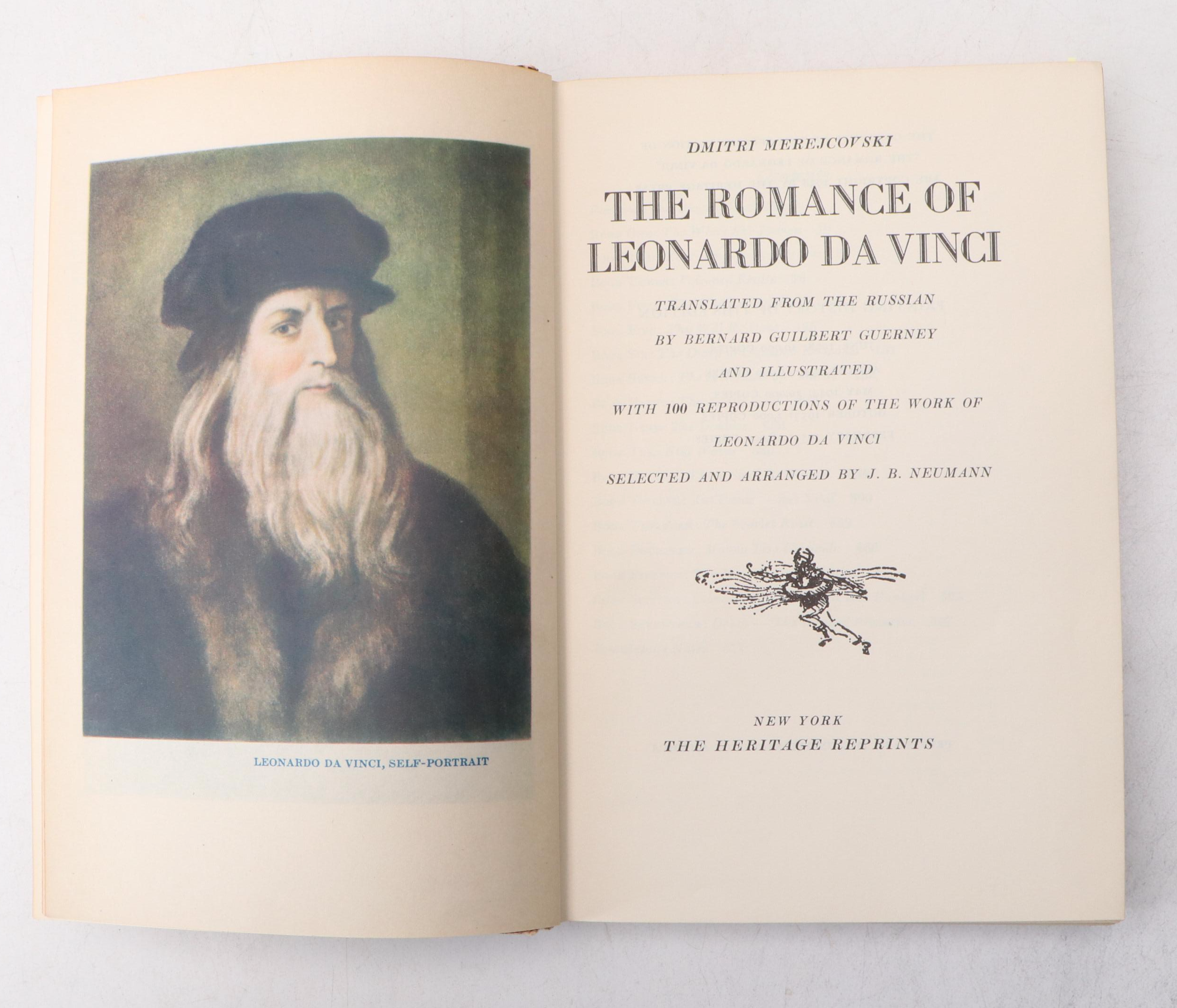 Illustrated "The Romance of Leonardo da Vinci" by Dmitri Merejcovski, 1954