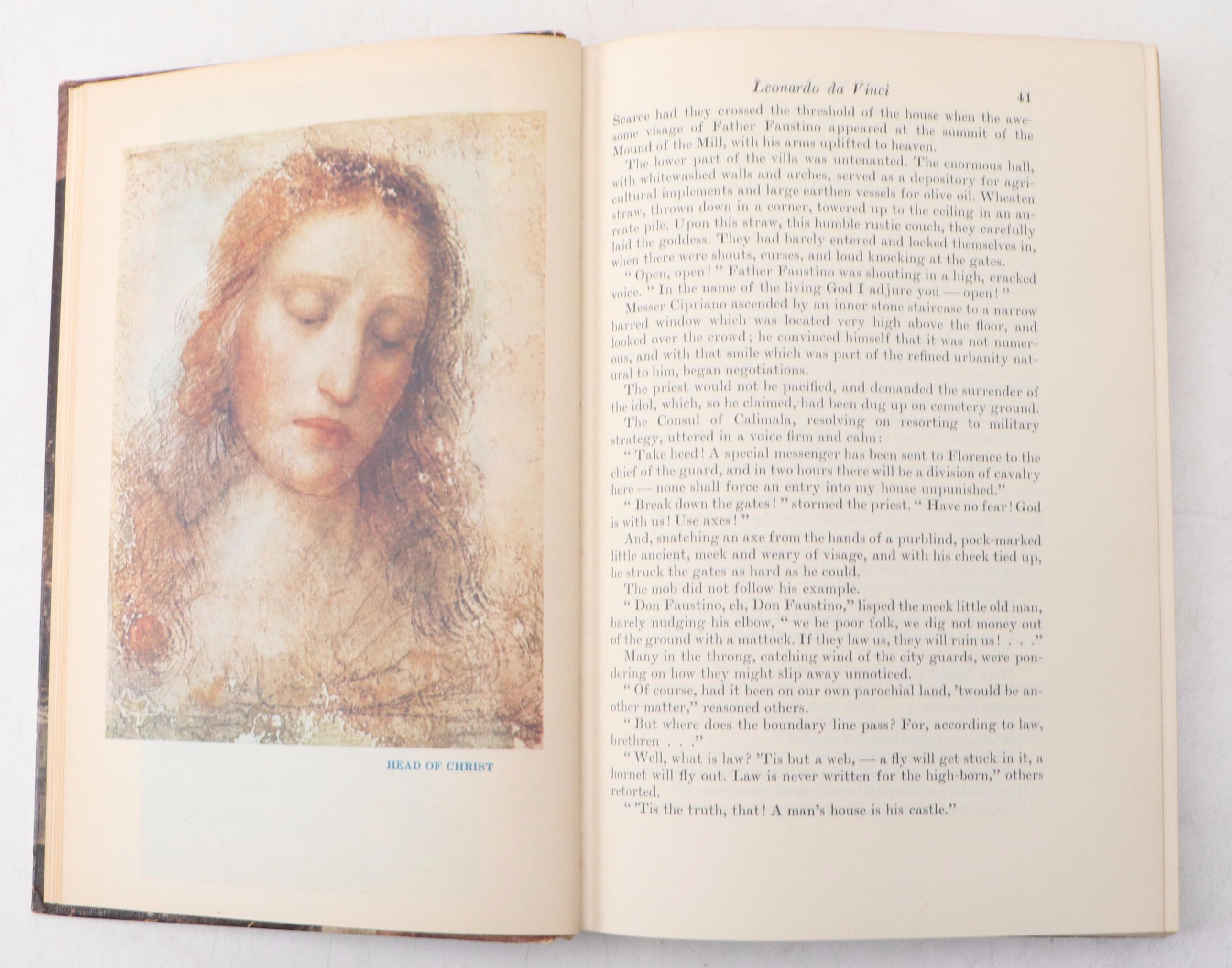 Illustrated "The Romance of Leonardo da Vinci" by Dmitri Merejcovski, 1954