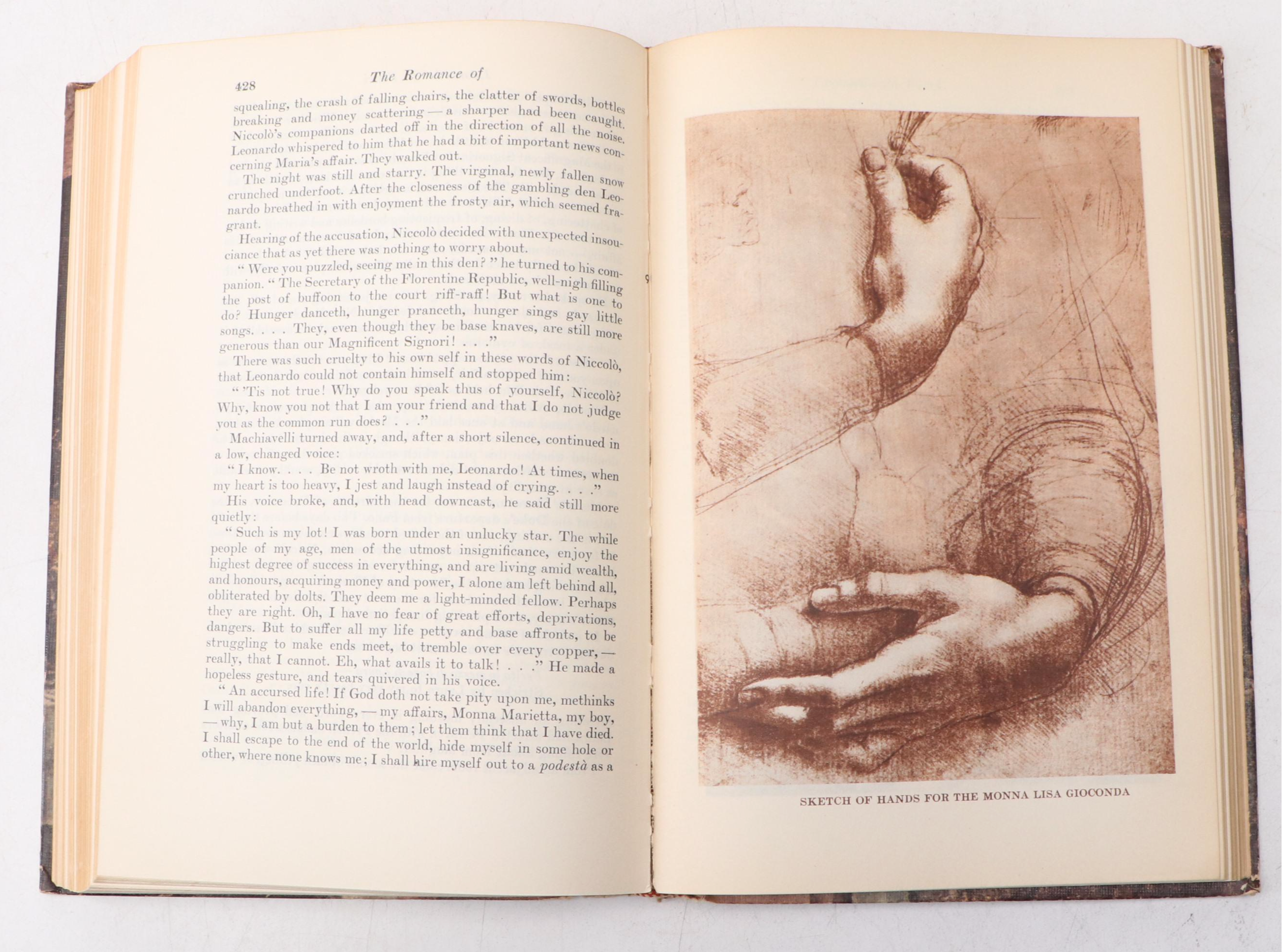 Illustrated "The Romance of Leonardo da Vinci" by Dmitri Merejcovski, 1954