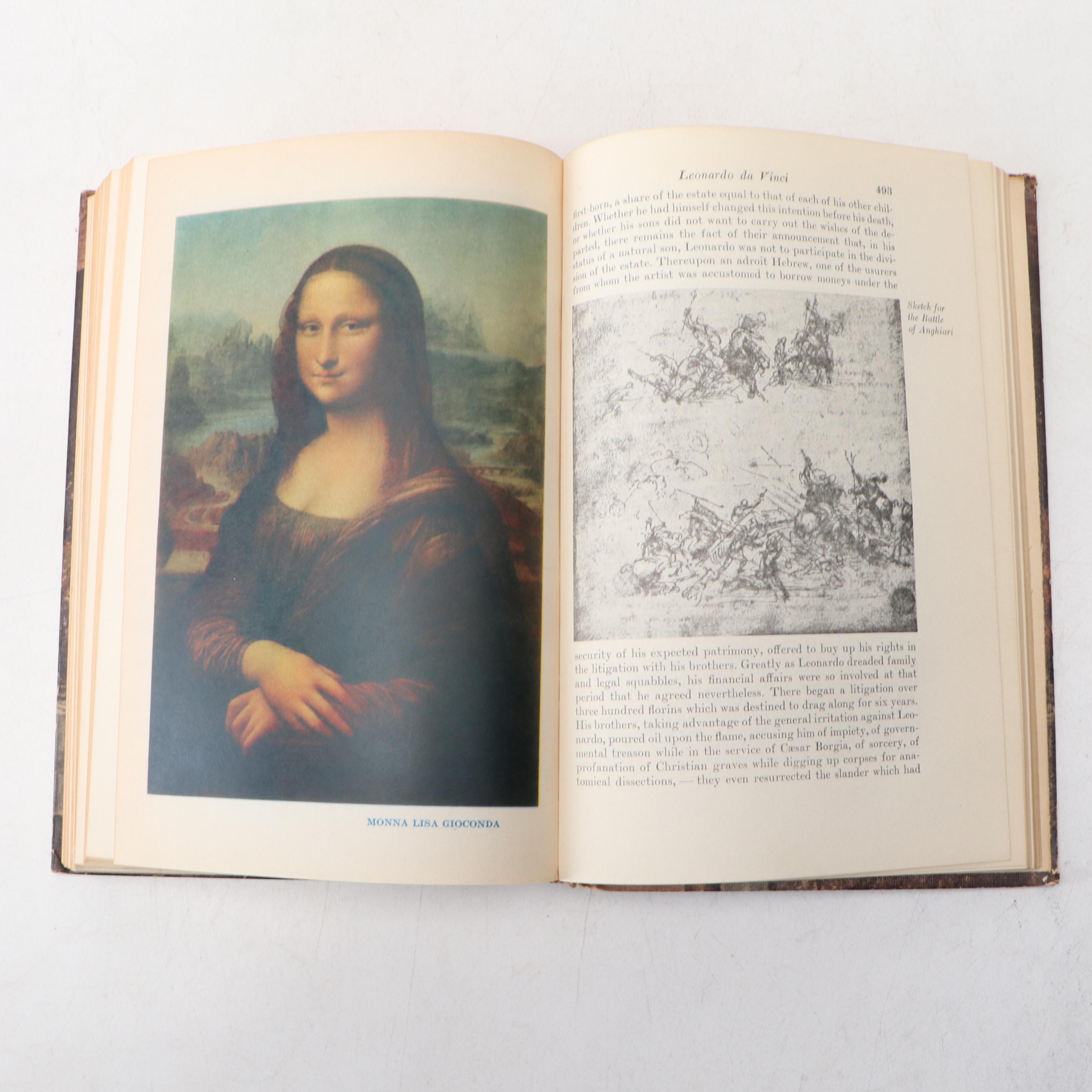 Illustrated "The Romance of Leonardo da Vinci" by Dmitri Merejcovski, 1954