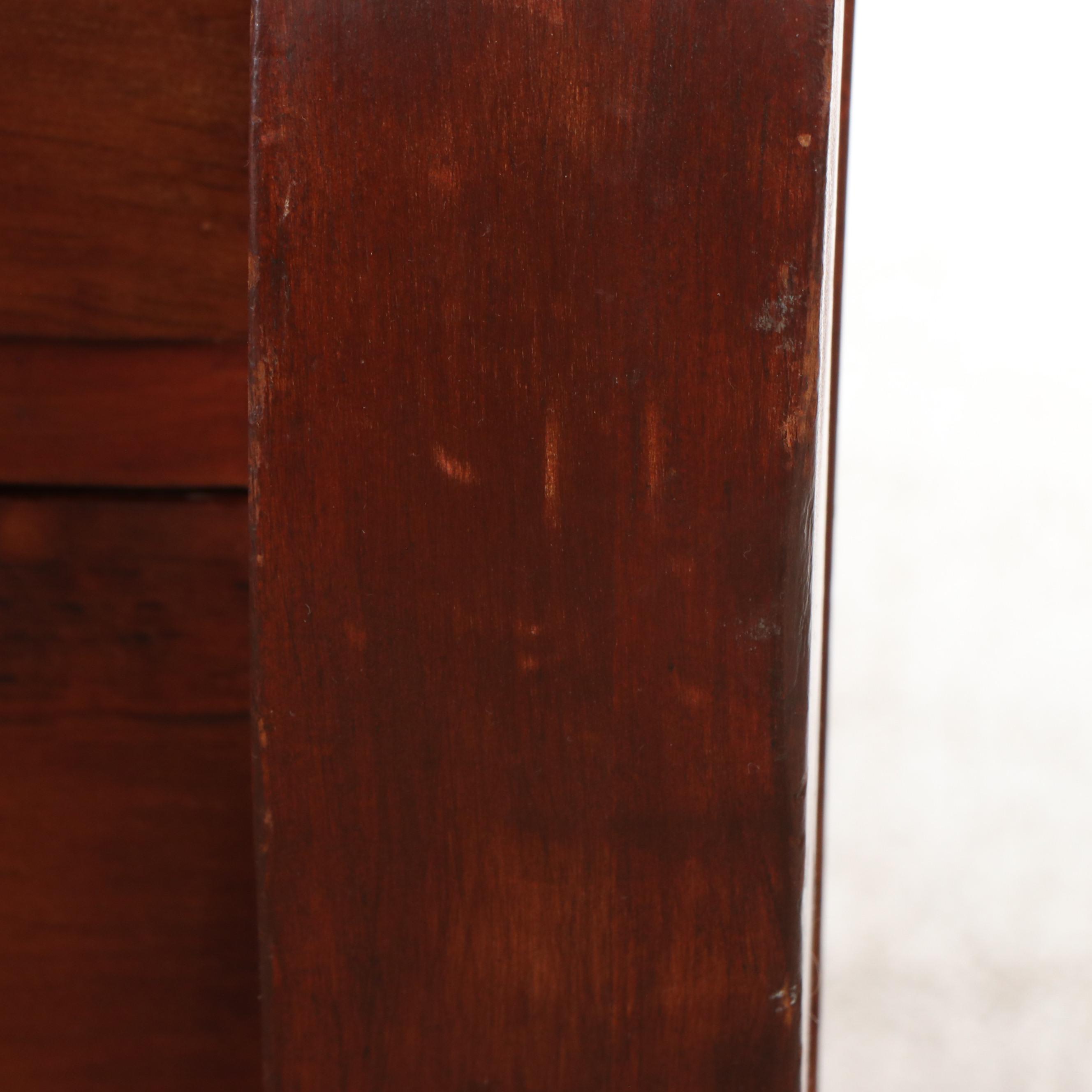 American Empire Style Mahogany Finish Chest Of Drawers, Mid to Late 19th Century
