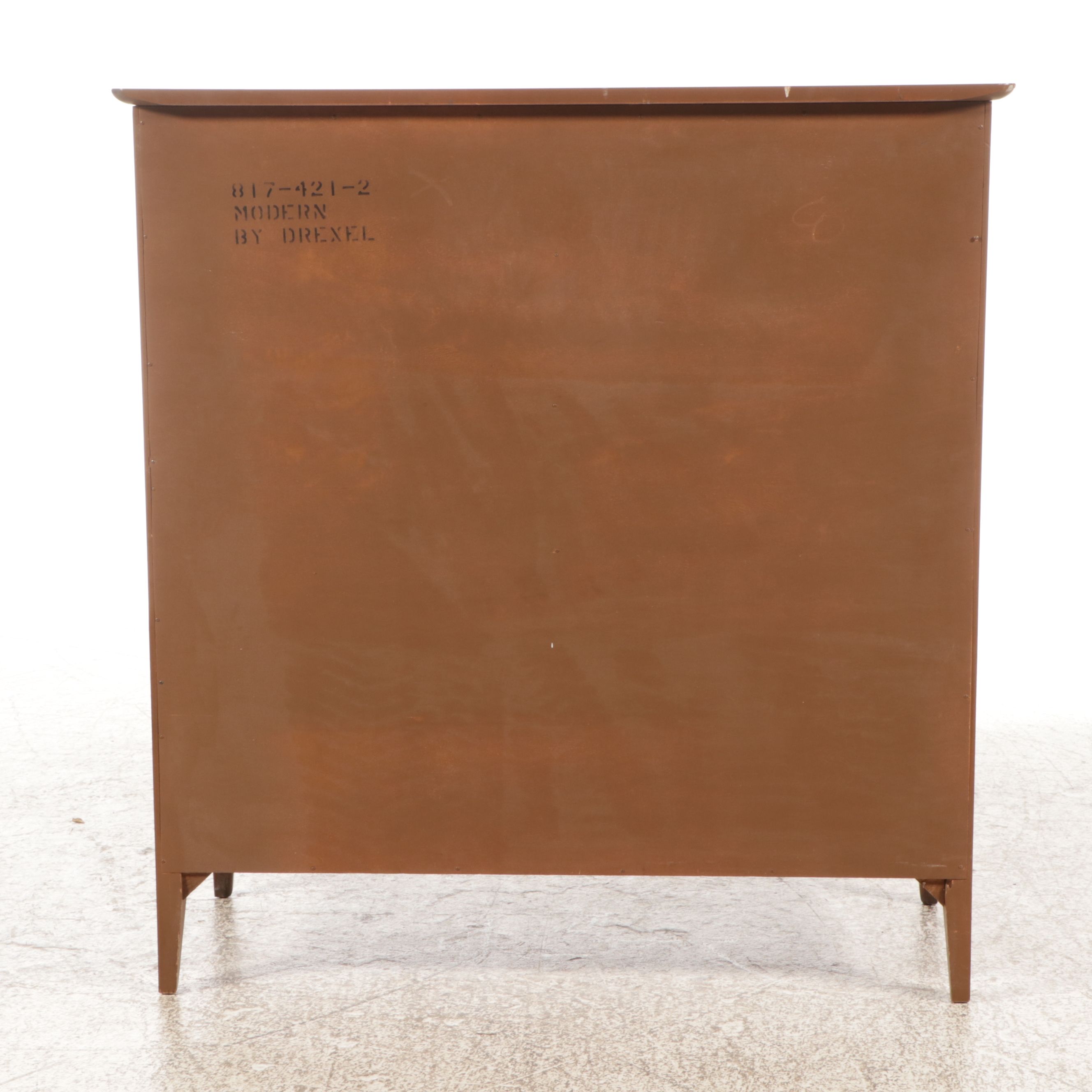 Drexel Mid Century Modern Style Walnut Chest of Drawers