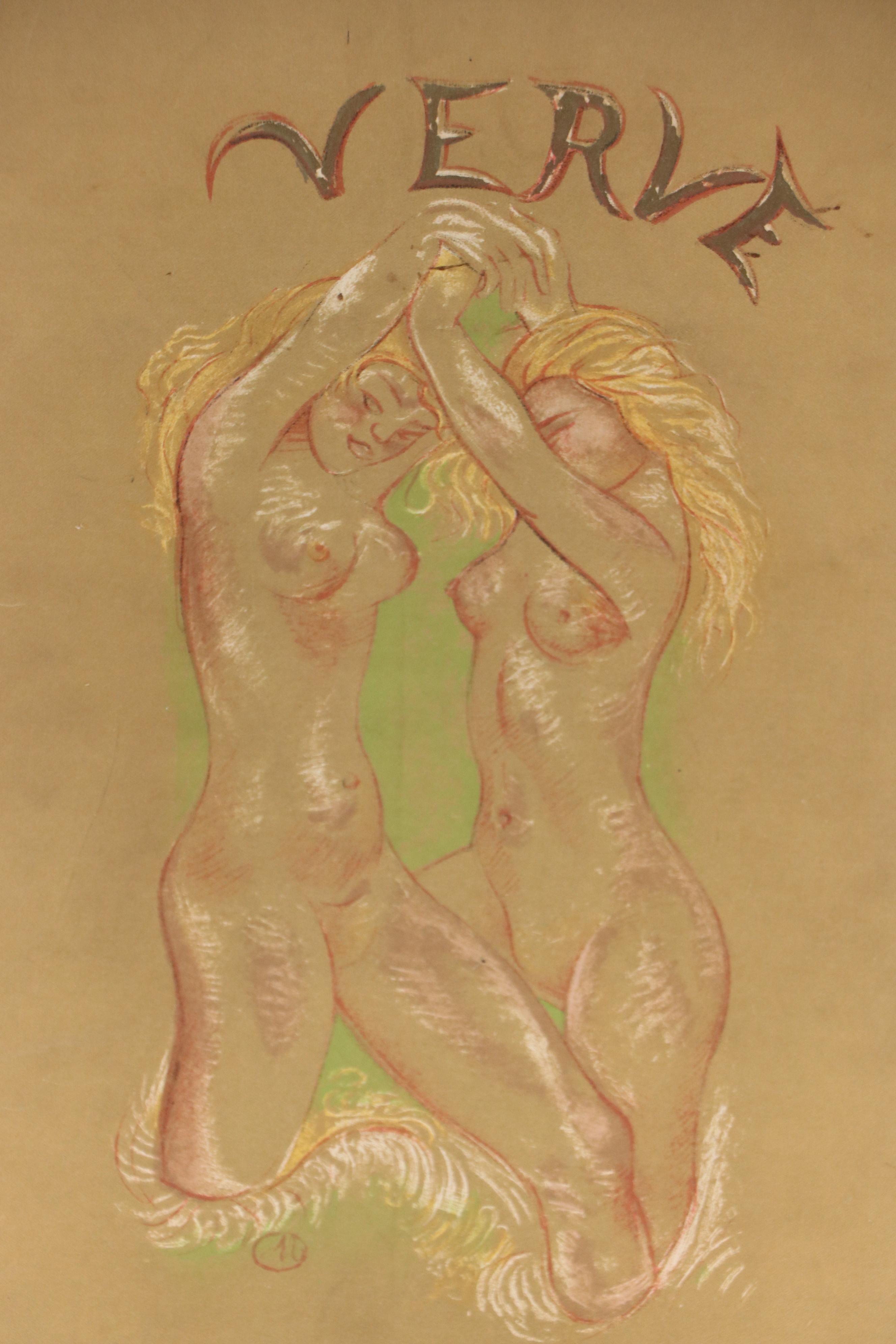 Aristide Maillol Lithograph from "Verve" Vol. II, No. 5/6, 1939