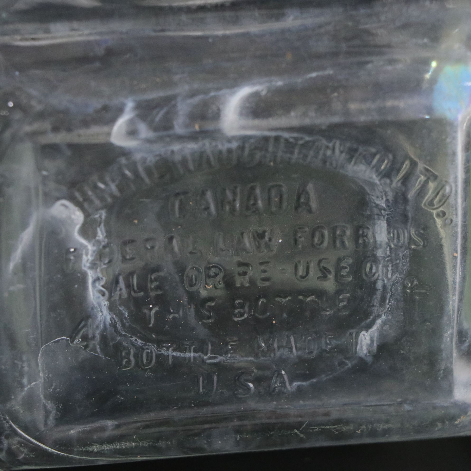 John McNaughton Co. Whiskey Bottle & Other Glassware