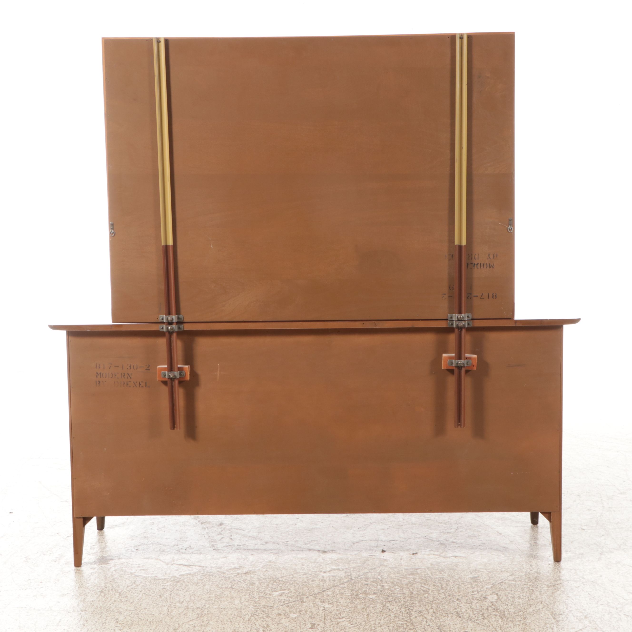 Drexel Mid Century Modern Style Walnut Dresser, Mid to Late 20th Century