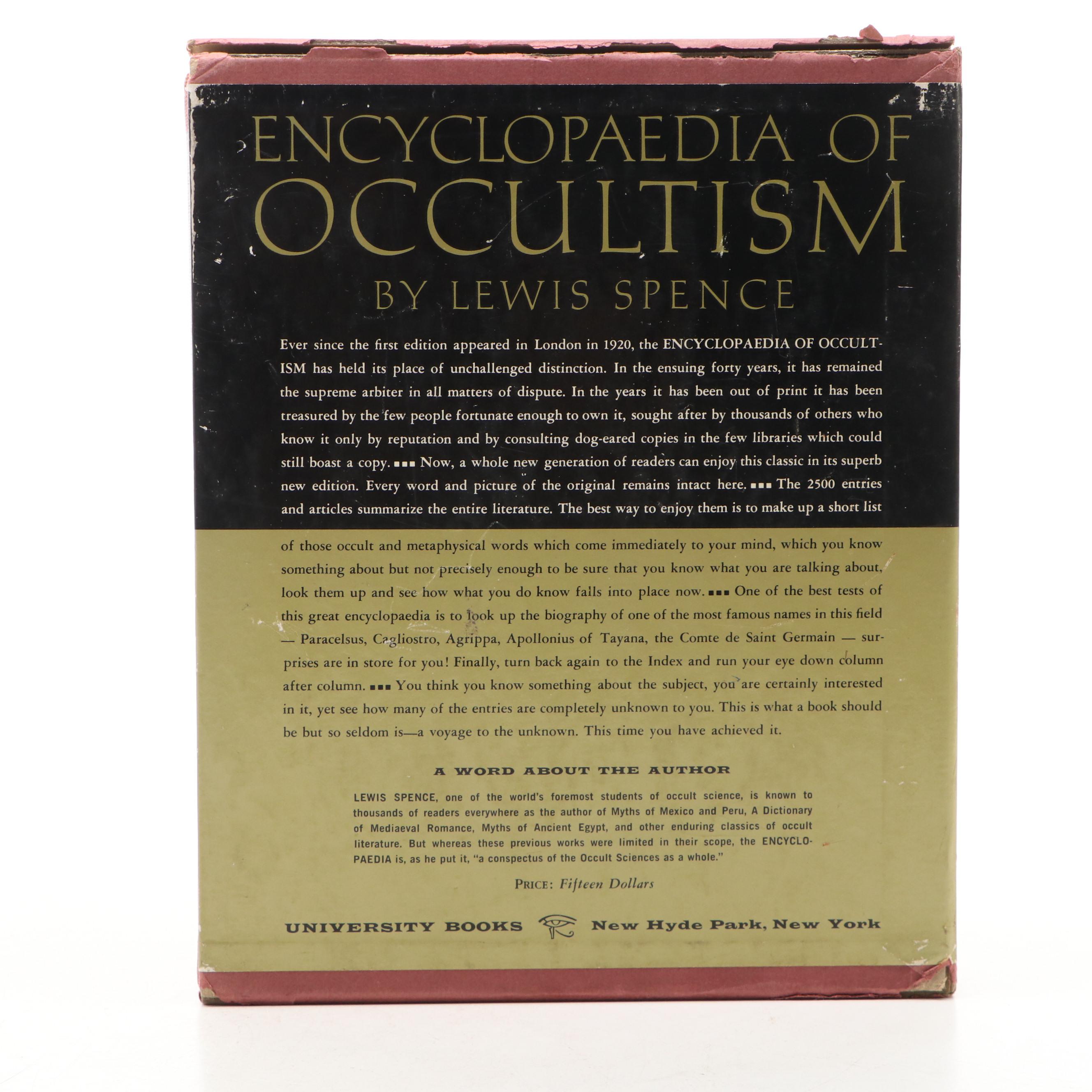 Illustrated "An Encyclopaedia of Occultism" by Lewis Spence, 1960