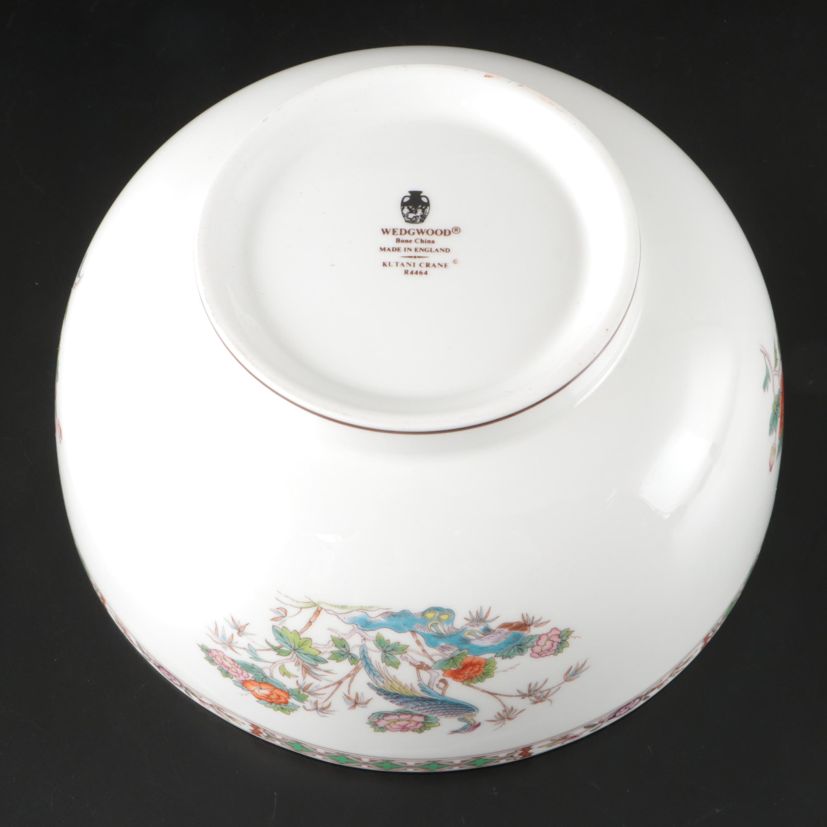 Wedgwood "Kutani Crane" Bone China Salad Serving Bowl