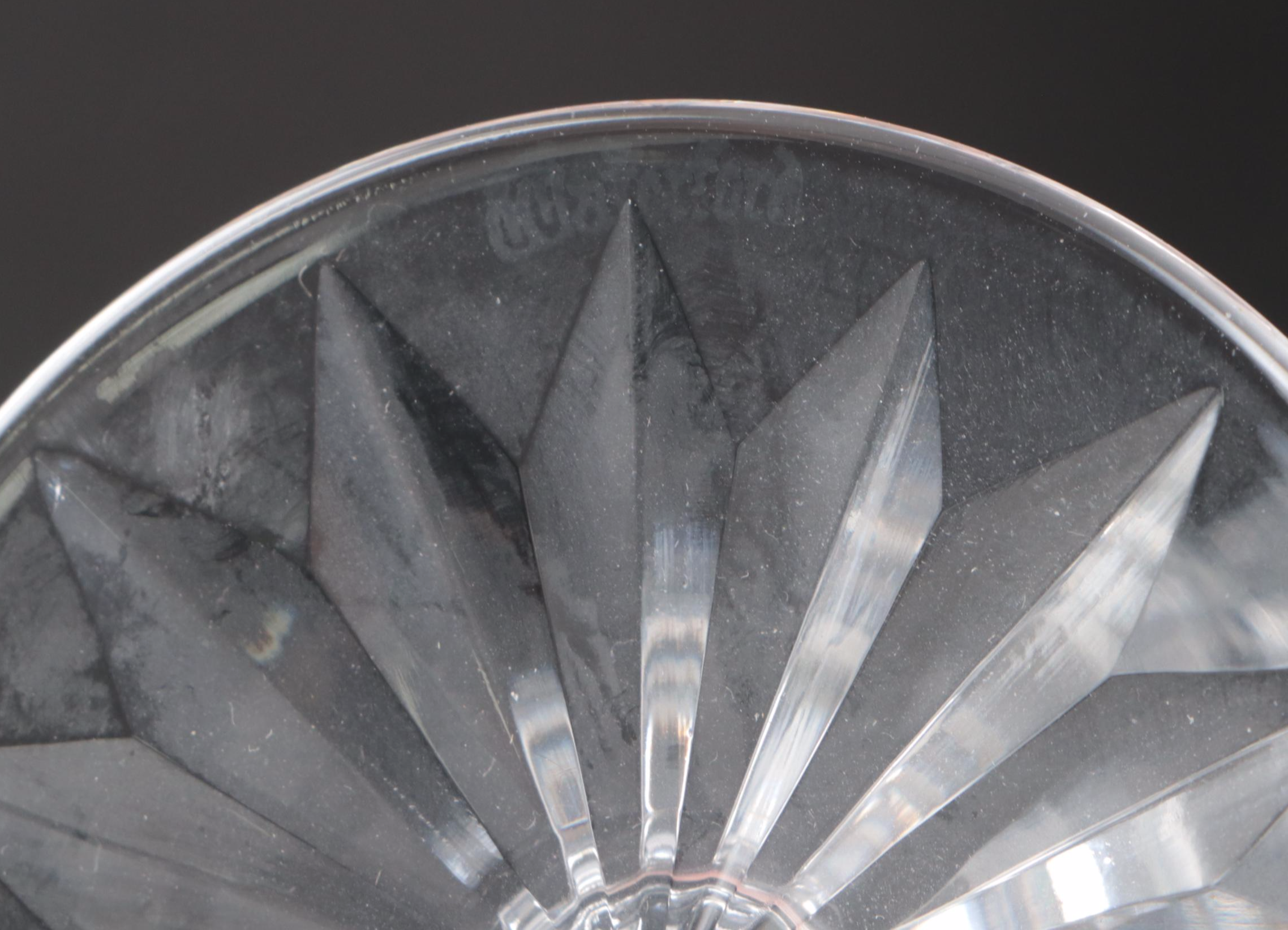 Waterford "Lismore" Crystal Water Goblets