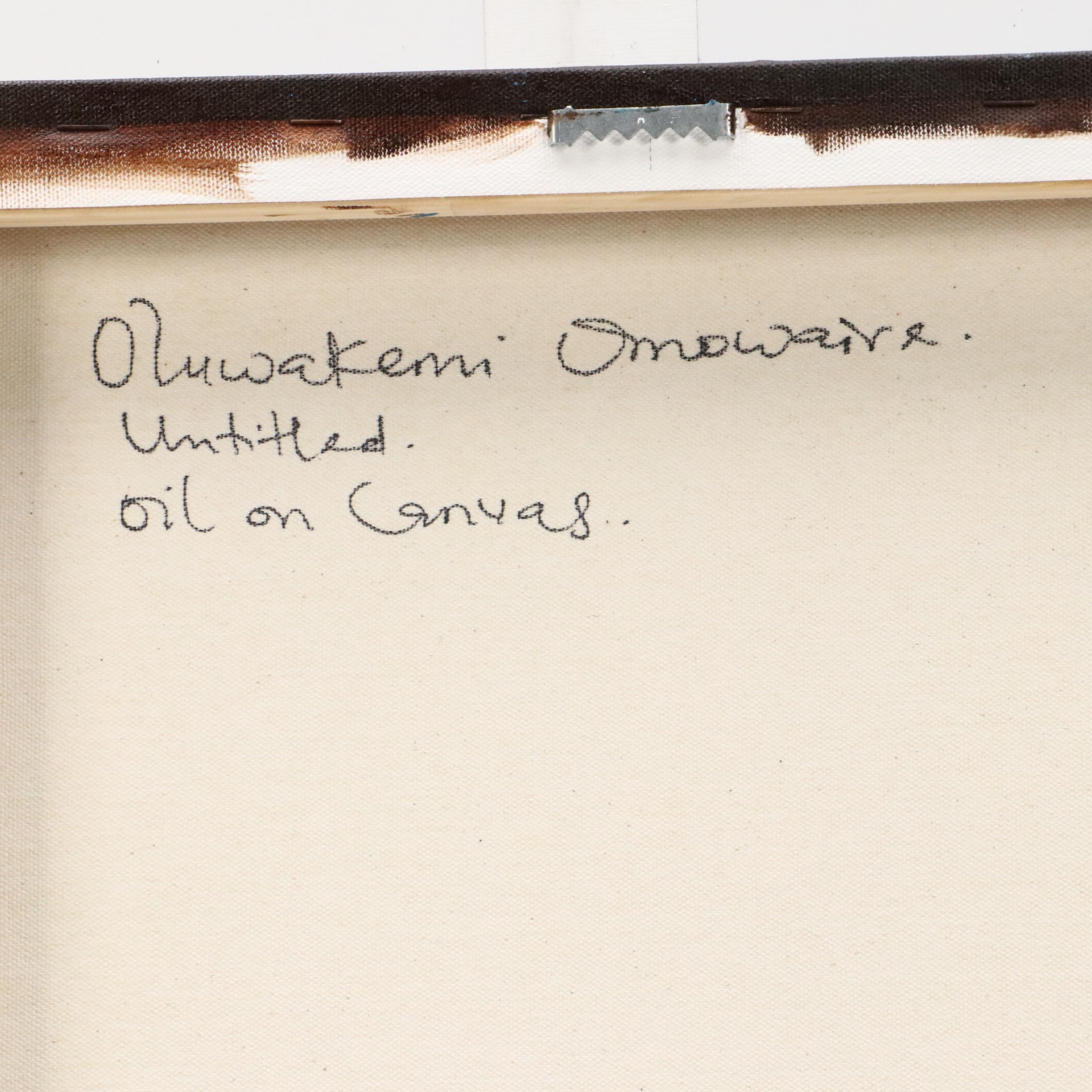 Oluwakemi Omowaire Oil Portrait "Untitled.," 21st Century