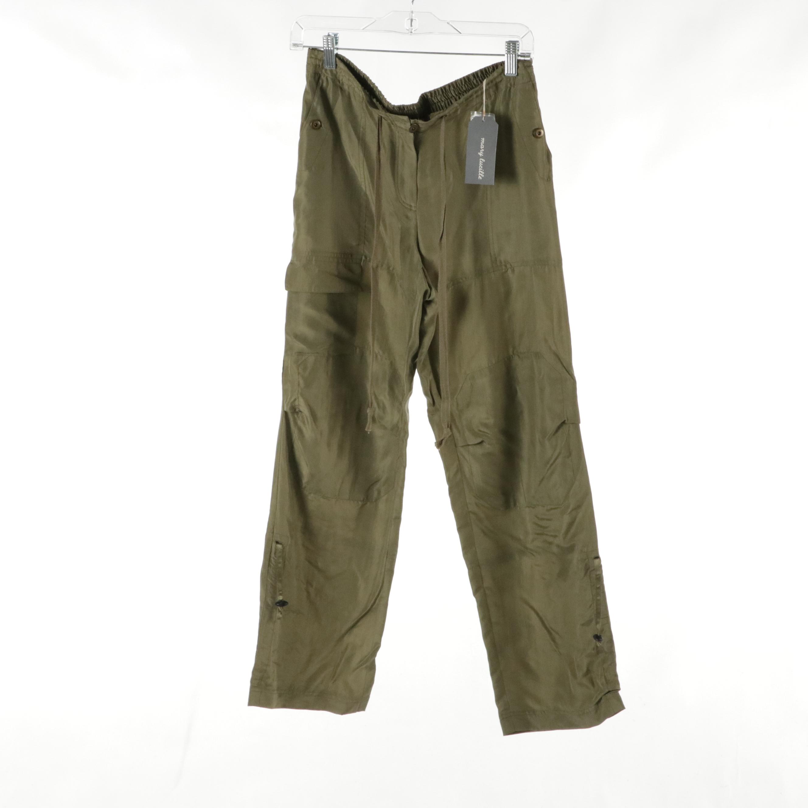 Mary Lucille Satin Pants, Magaschoni Cashmere Zip Sweater, Chico's Jackets, More