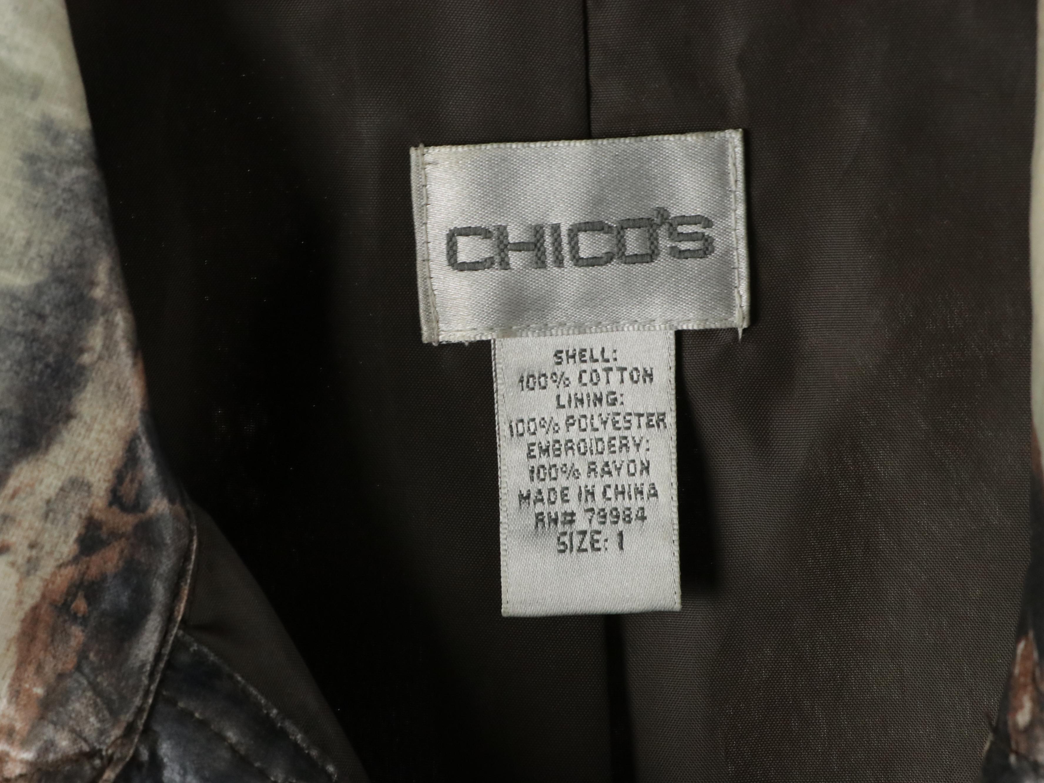 Mary Lucille Satin Pants, Magaschoni Cashmere Zip Sweater, Chico's Jackets, More