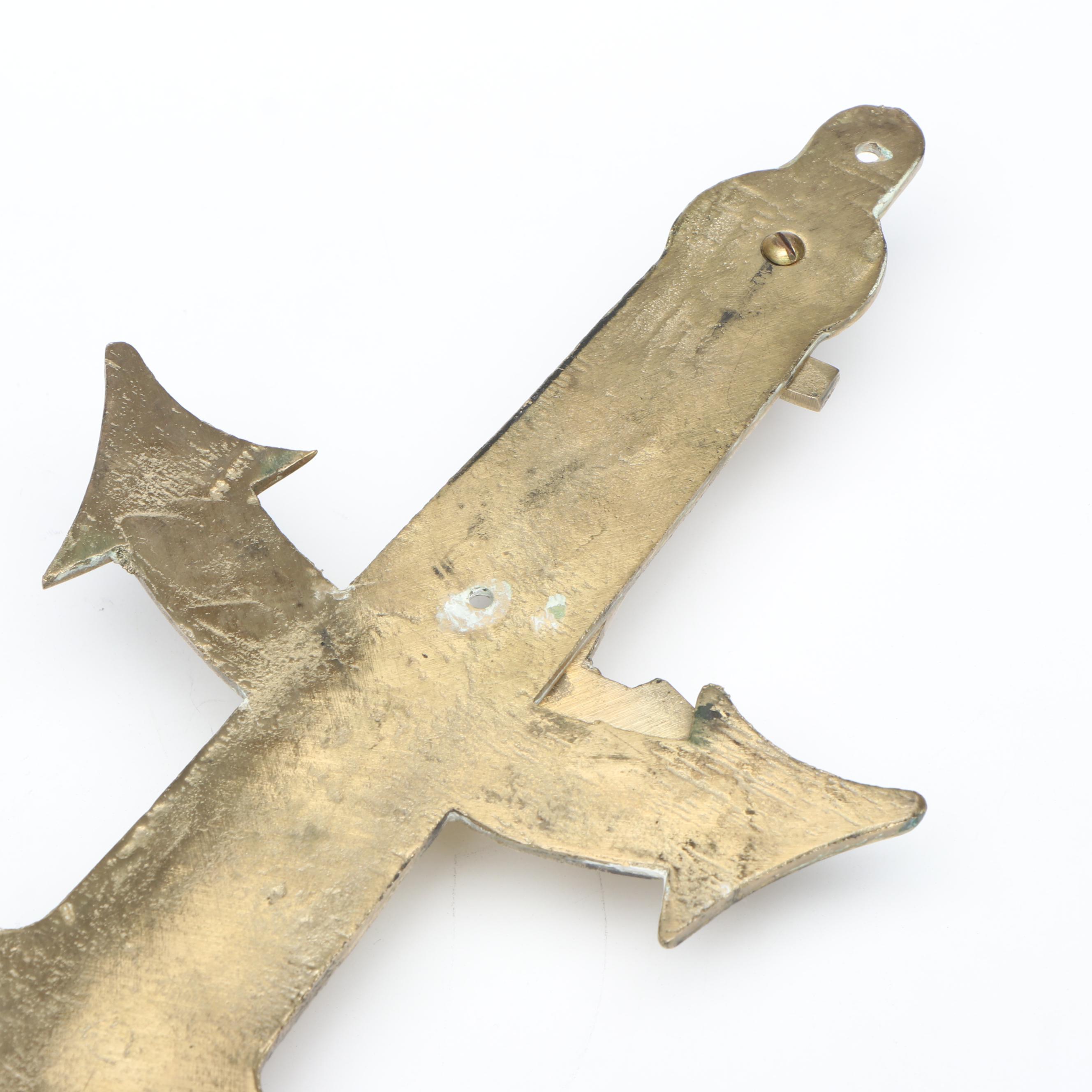 Nautical Brass Double Pendulum Ship's Inclinometer