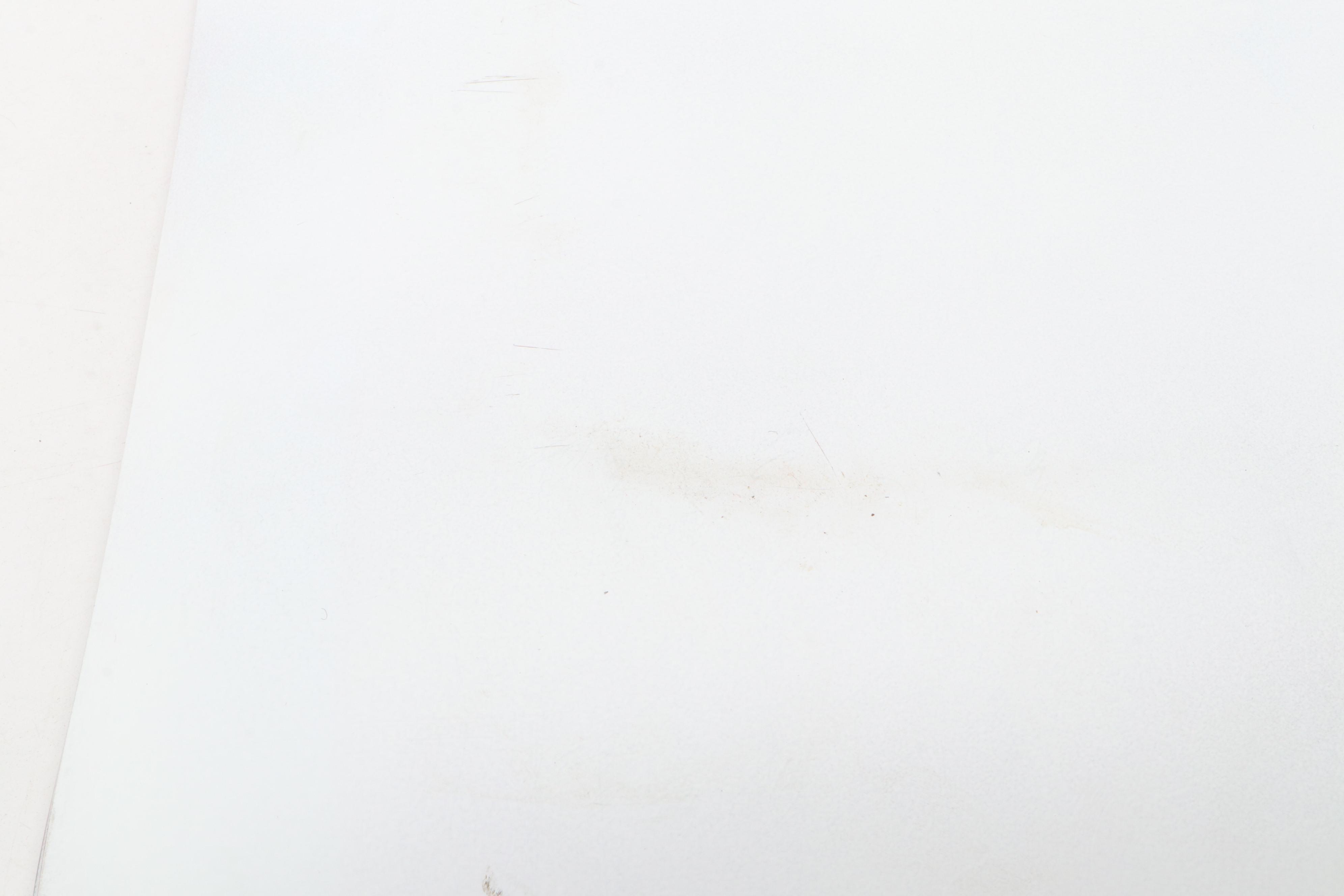 Bird and French Postal Glass Tray