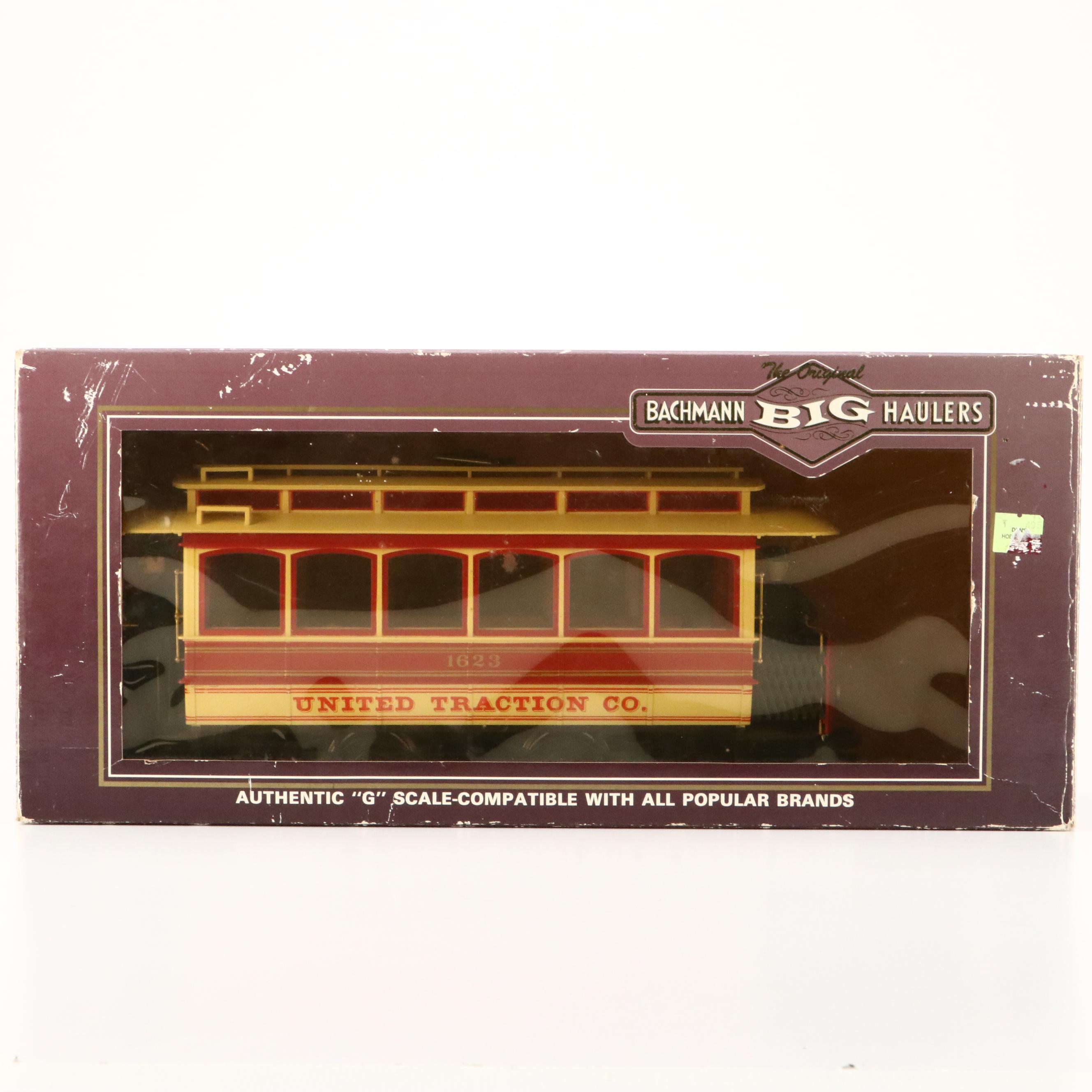 Bachmann Big Hauler G Scale "United Traction Co." Street Car