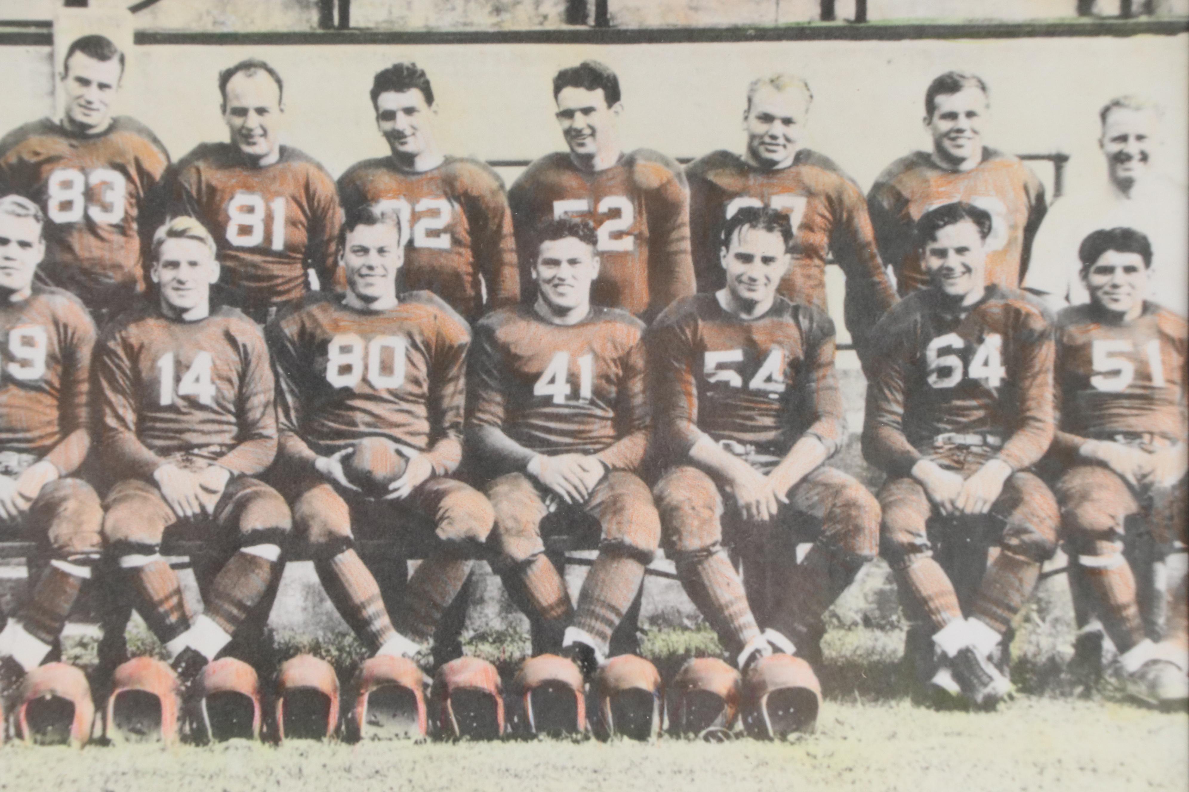 Photomechanical Print "Boost the Bengals" and Other Bengals Photograph, 1968