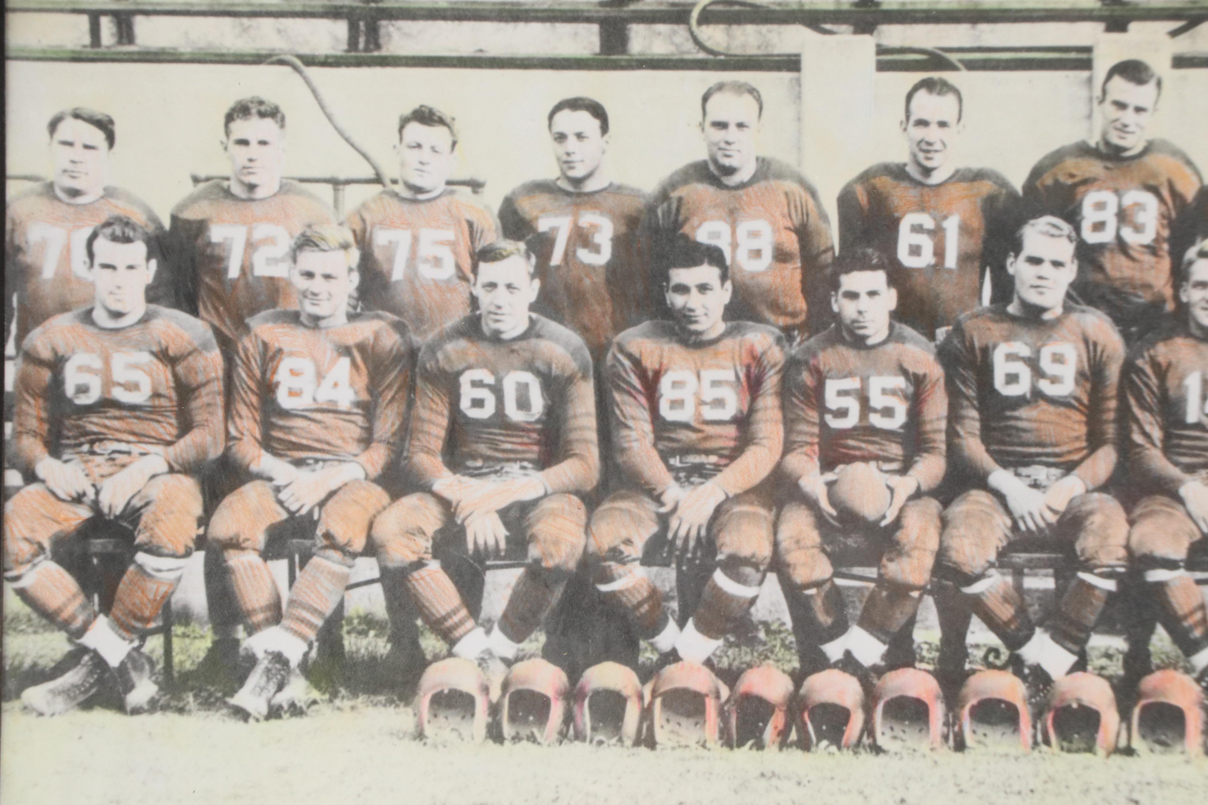 Photomechanical Print "Boost the Bengals" and Other Bengals Photograph, 1968