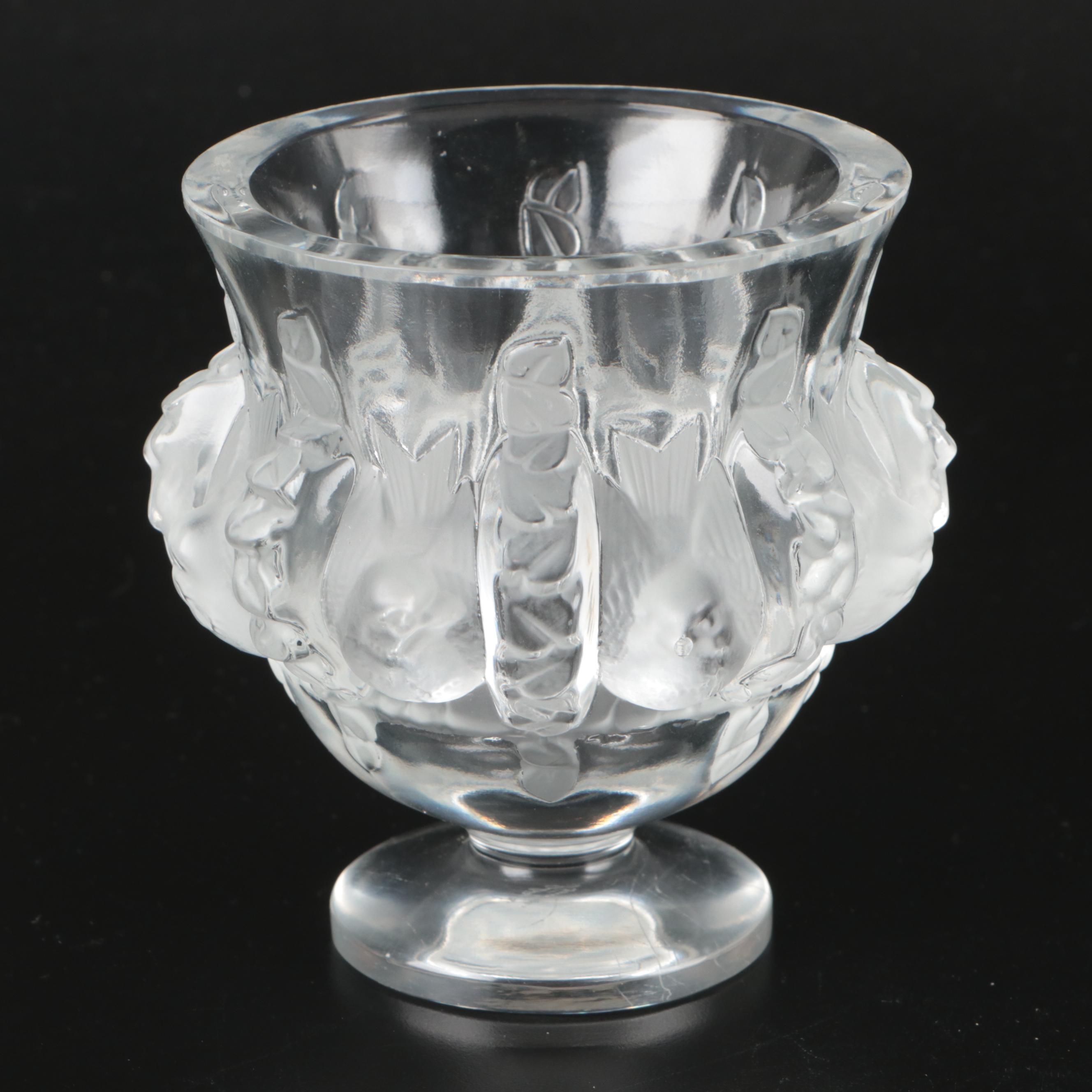 Lalique Crystal "Dampierre" Footed Bowl