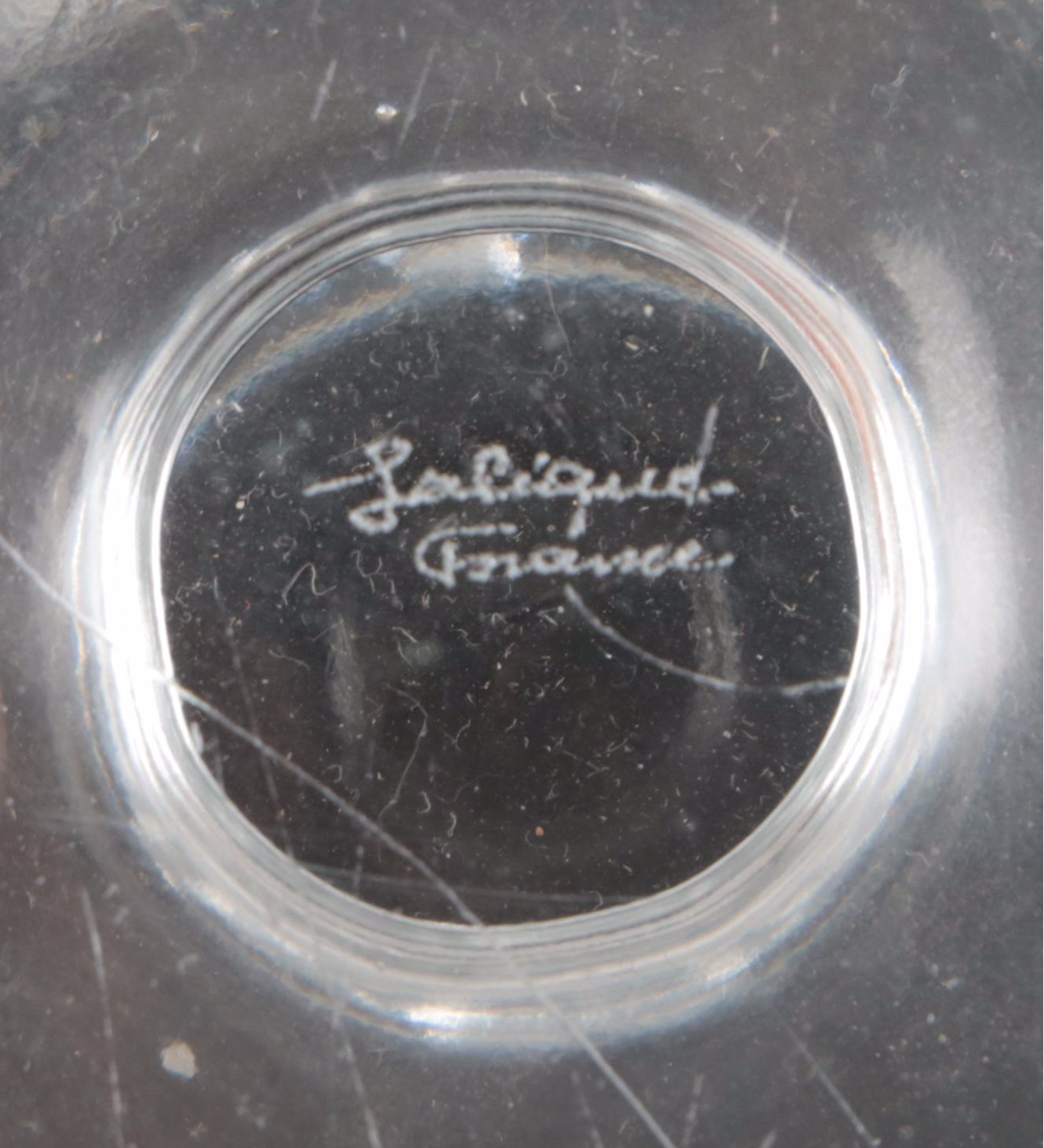 Lalique Crystal "Dampierre" Footed Bowl