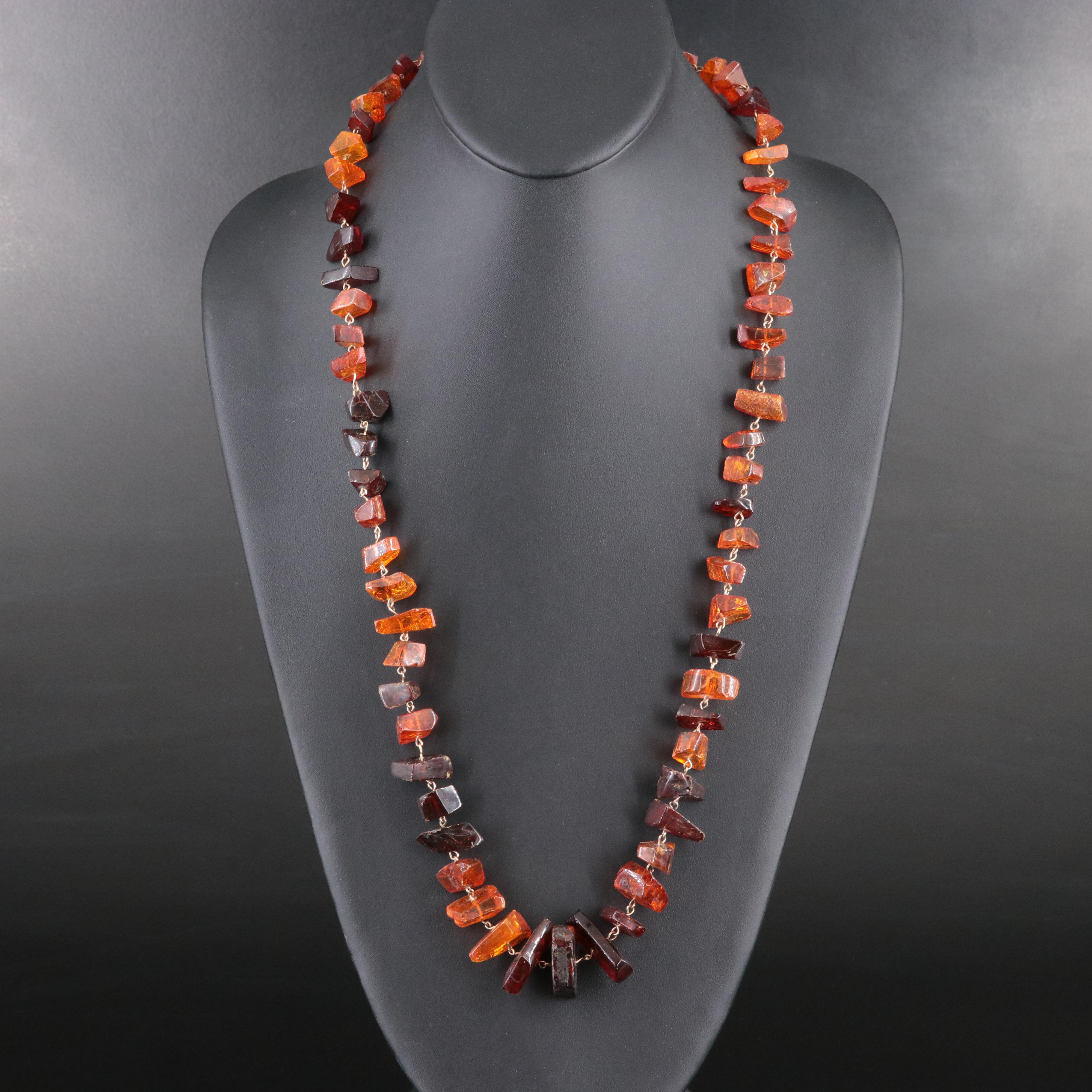 Mexican Sterling Mayan Calendar Brooch and Amber Necklace