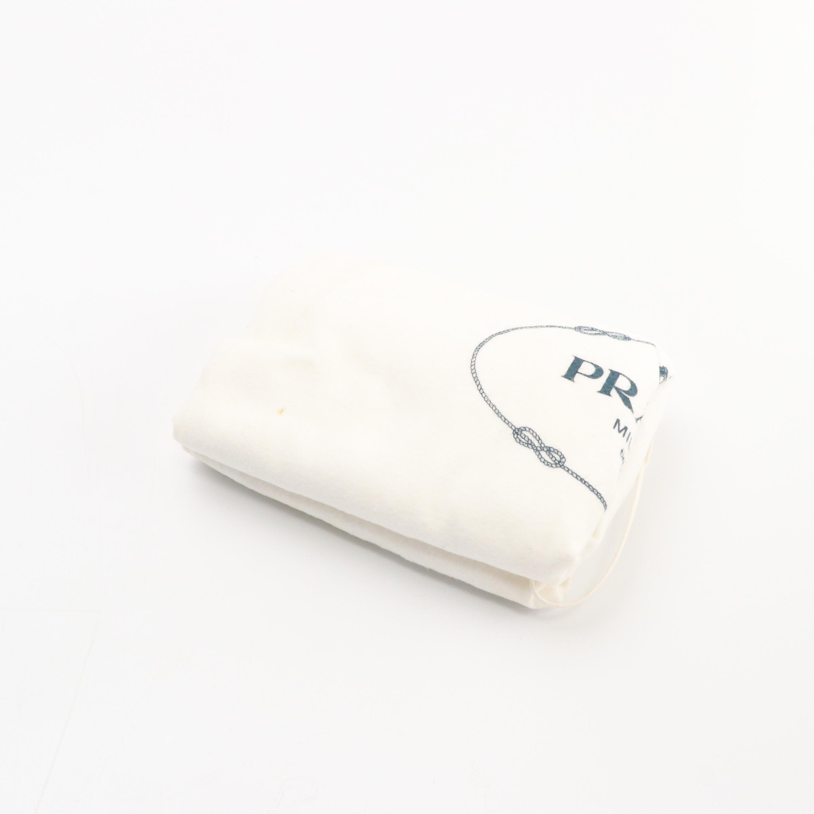 Prada Large Canapa Tote Bag in Azzurro Cotton Canvas