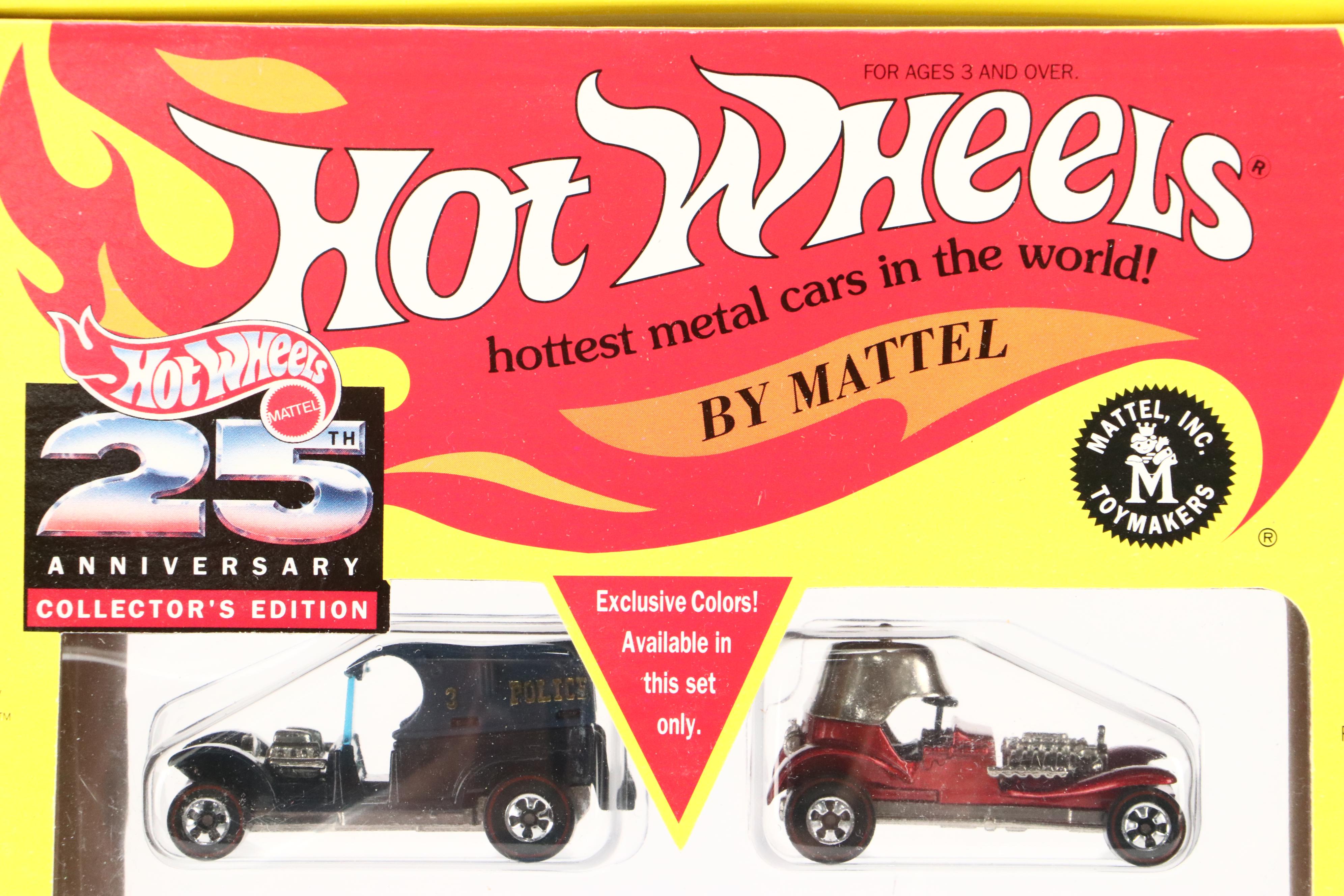 Hot Wheels 25th Anniversary Collector's Edition Set and More, 1990s