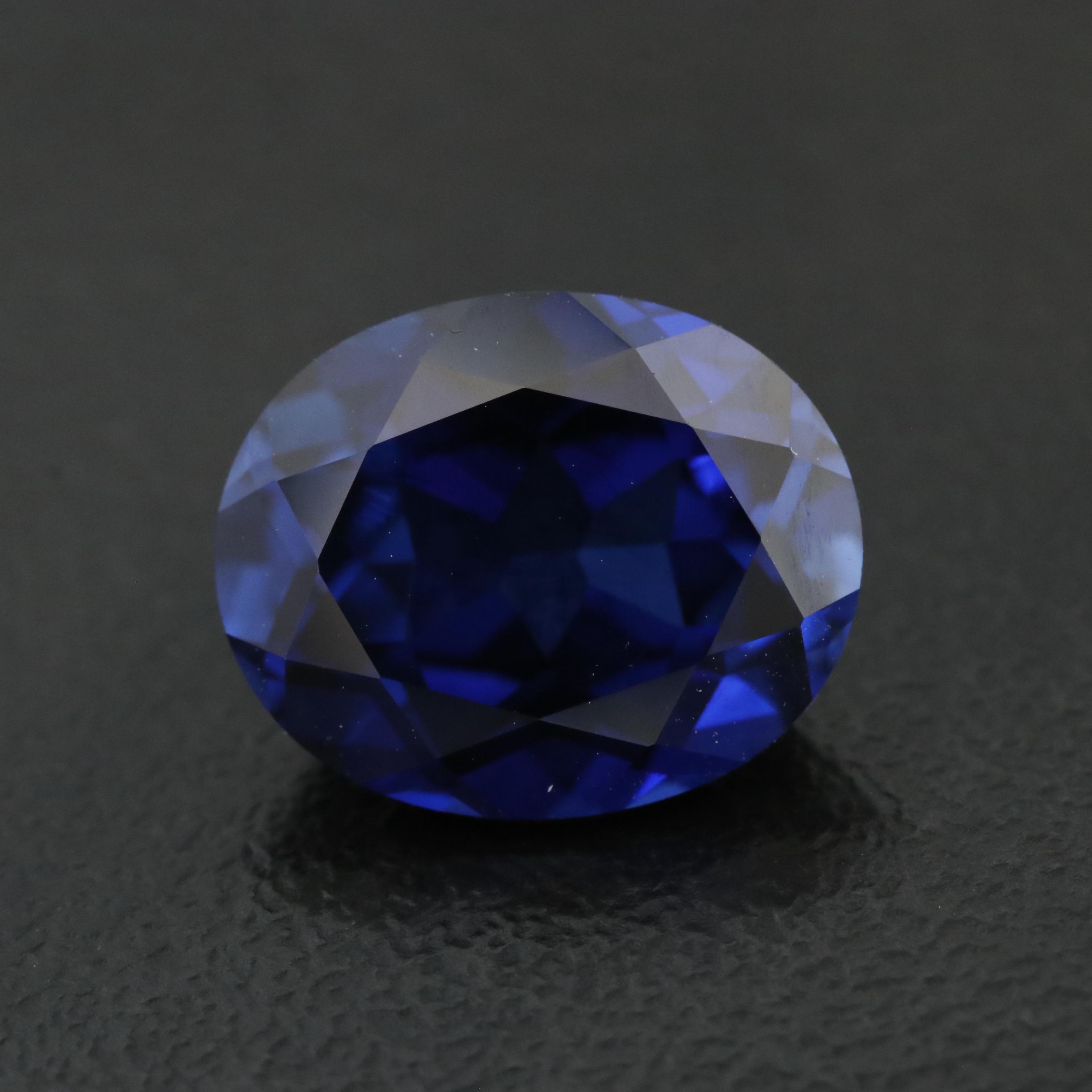Loose 4.79 CT Lab Grown Sapphire