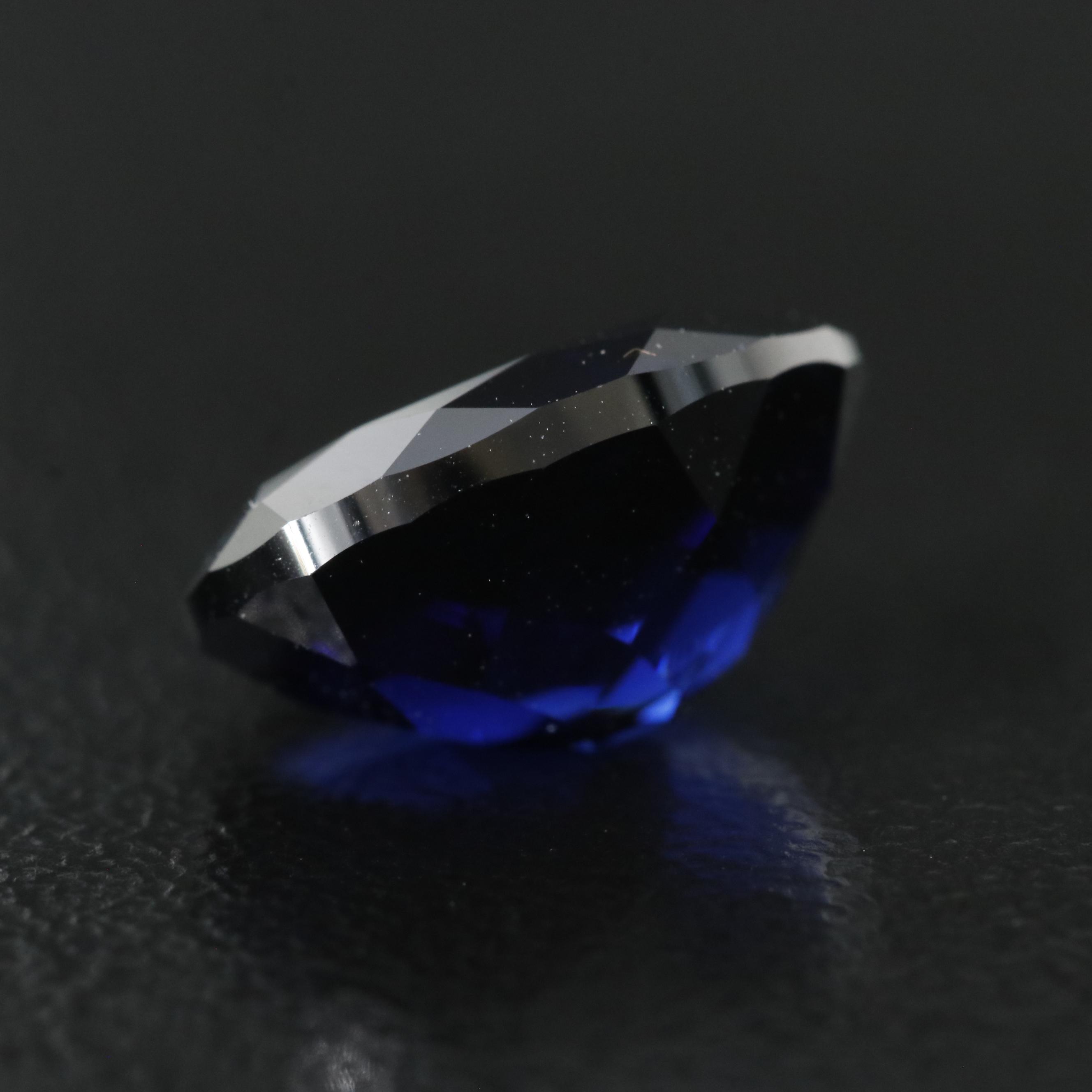 Loose 4.79 CT Lab Grown Sapphire